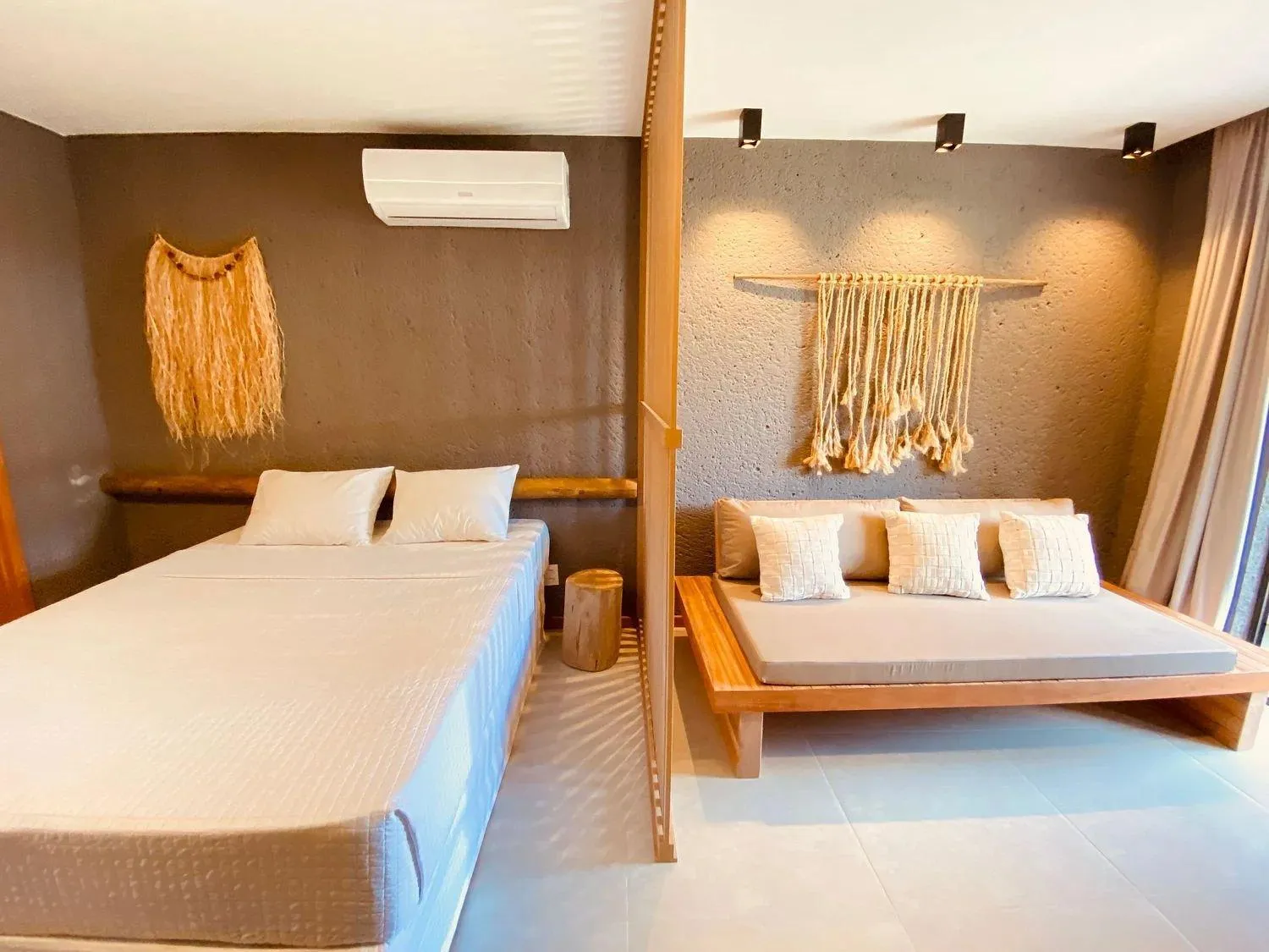 View (from property/room), Bed in Villas Manatee Milagres por Quarto à Vista