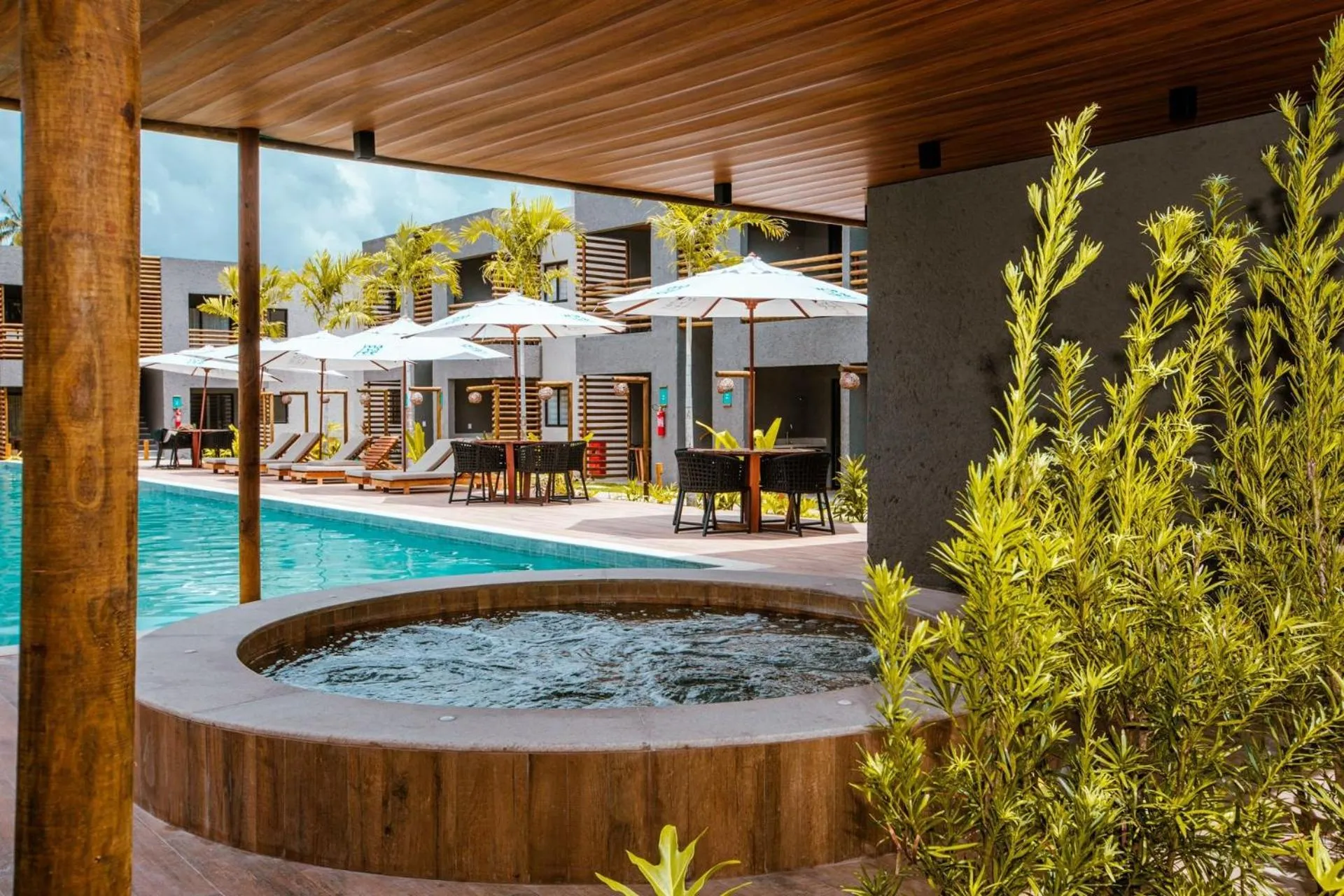 Area and facilities in Villas Manatee Milagres por Quarto à Vista