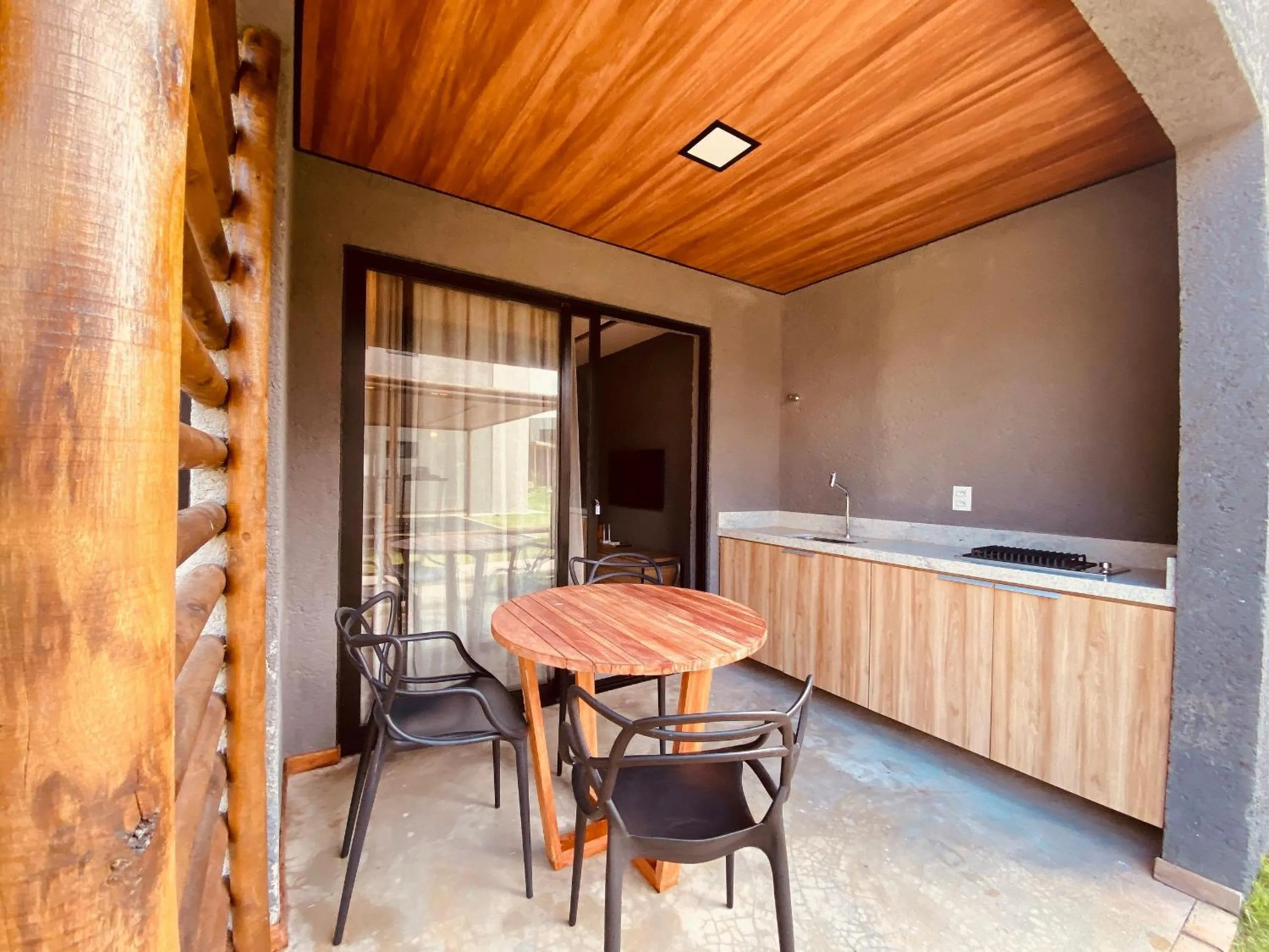 Balcony/Terrace in Villas Manatee Milagres por Quarto à Vista