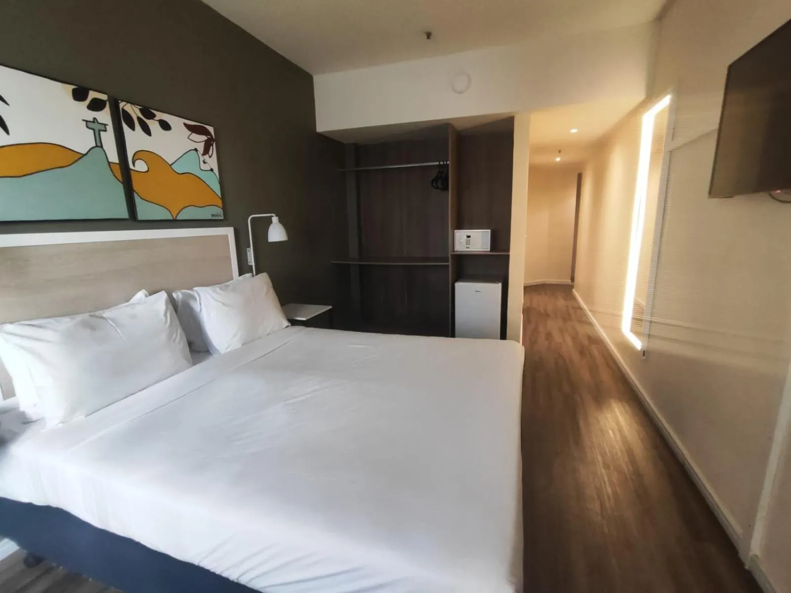 Bed in B&B HOTEL Rio Copacabana Posto 5