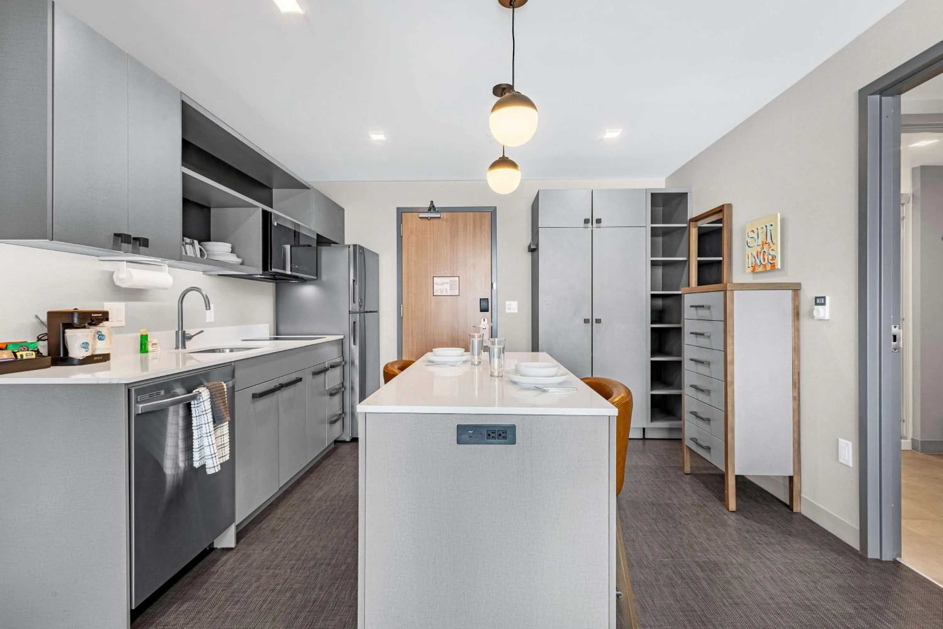 Kitchen or kitchenette in Homewood Suites By Hilton Colorado Springs Airport