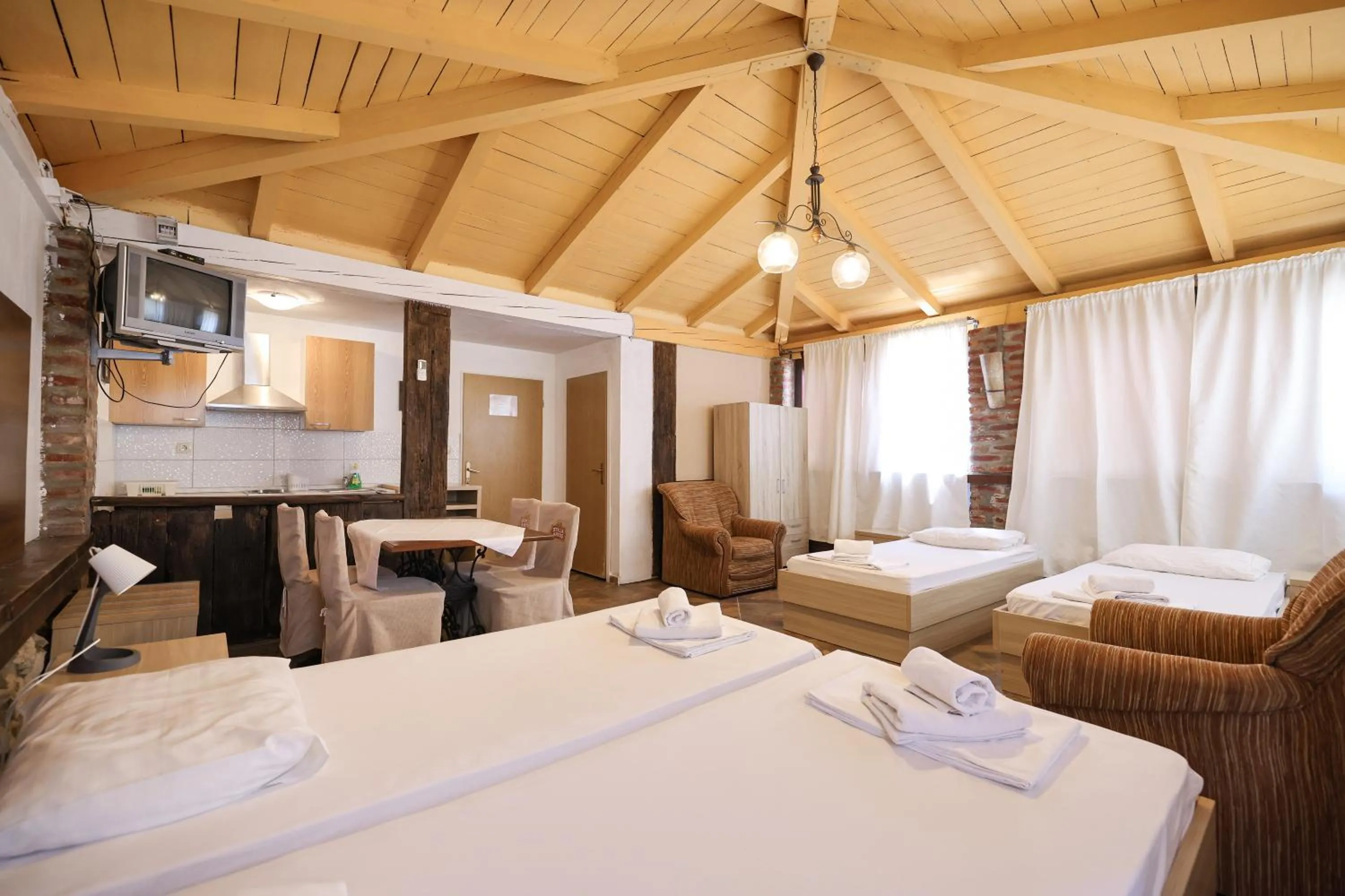 Bed in Tribunia Beach Hotel