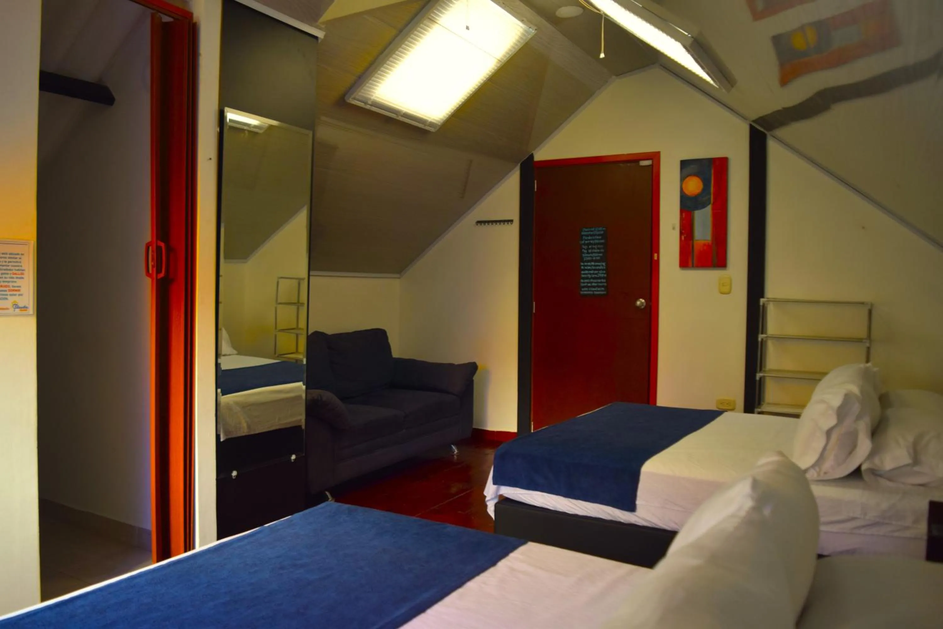 Bed in FILANDIA HOTEL