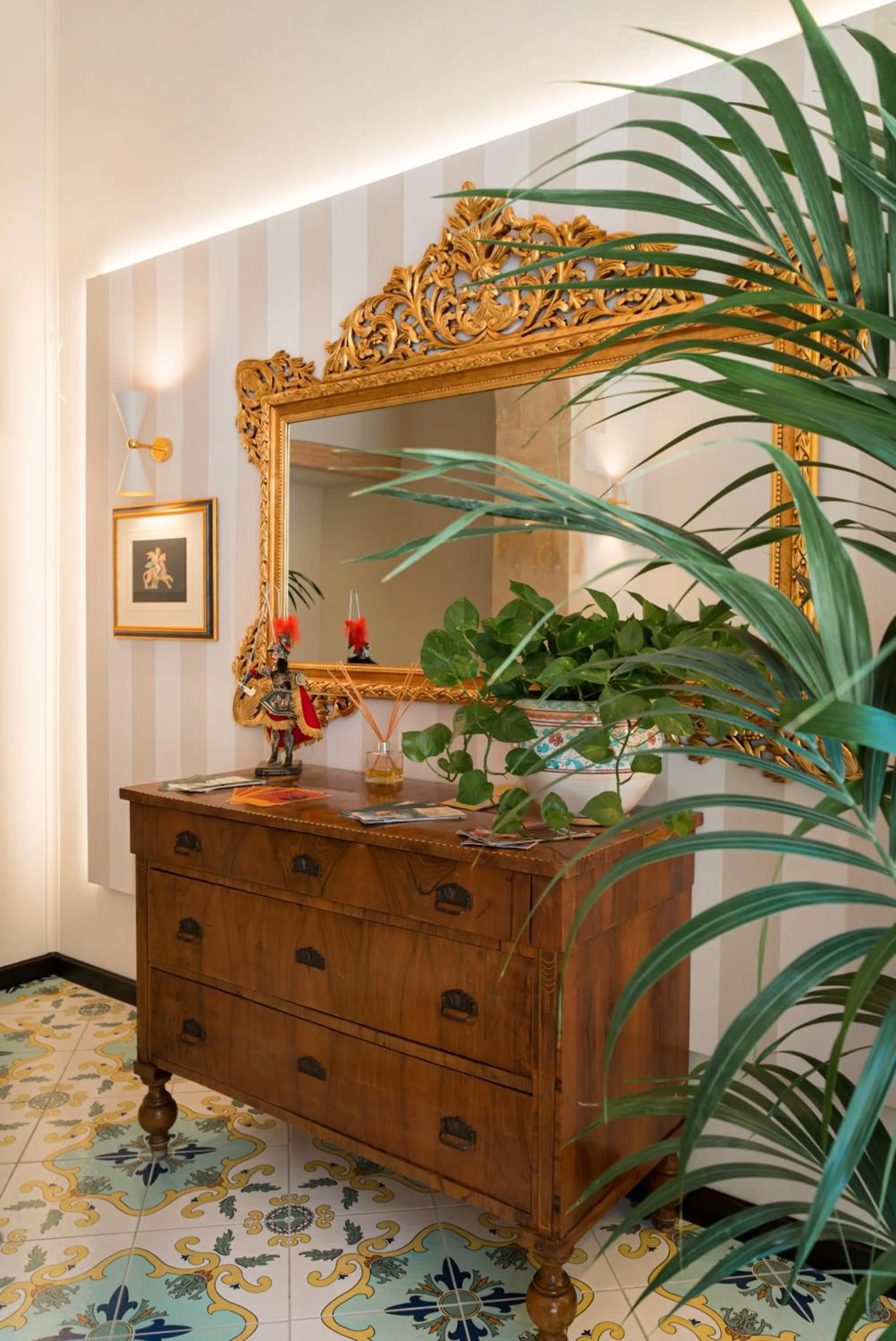 Decorative detail in Fortaleza Charme House