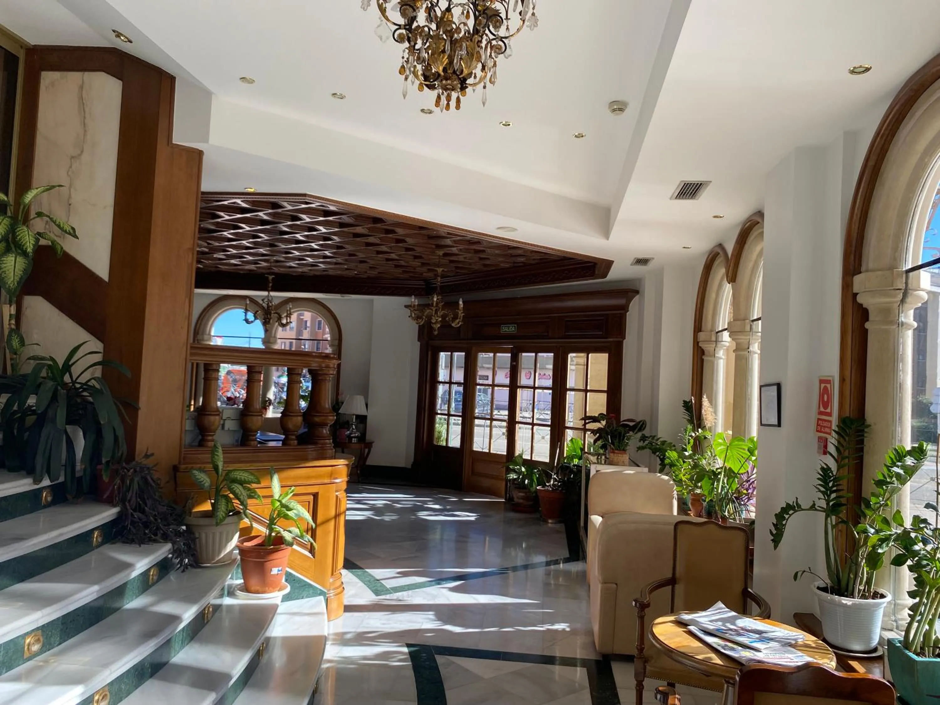 Decorative detail in Hotel Aranda