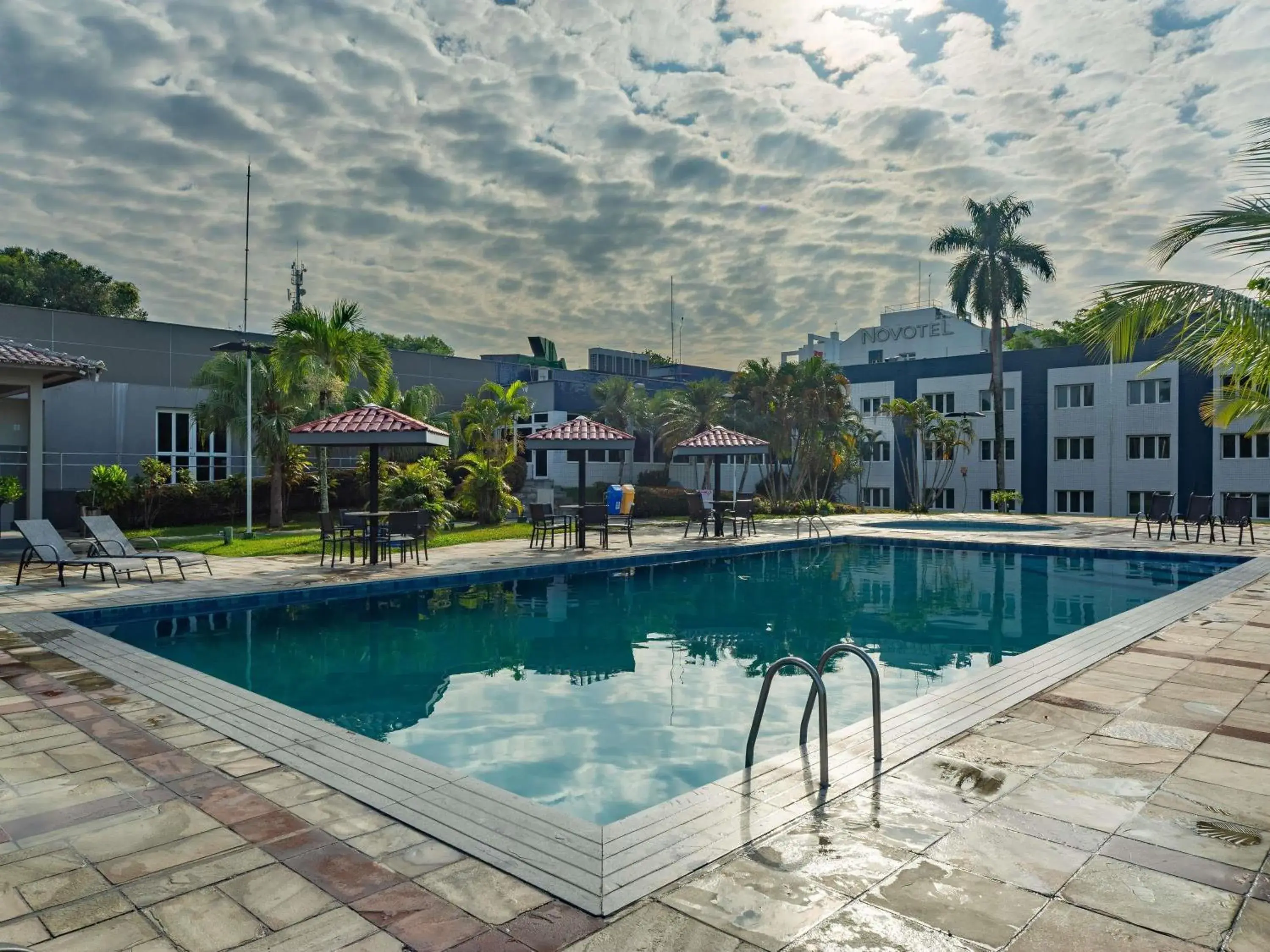 Pool view in Novotel Manaus Pool view in Novotel Manaus