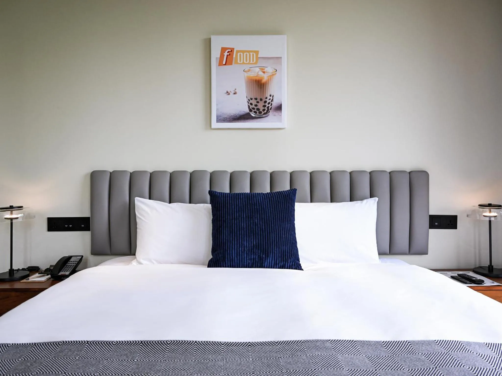 Bed in OOD Hotel Taipei HangZhou