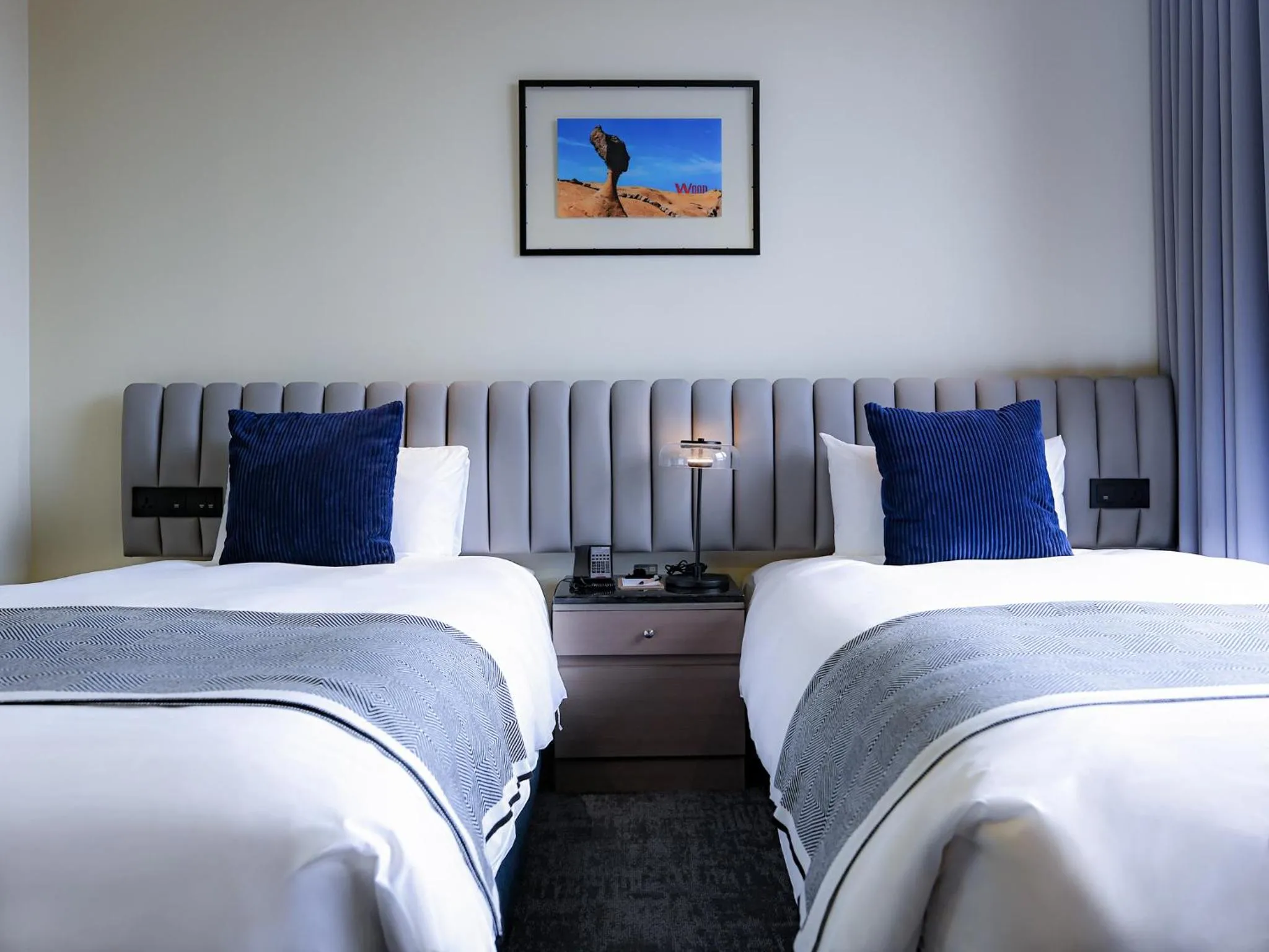 Bed in OOD Hotel Taipei HangZhou