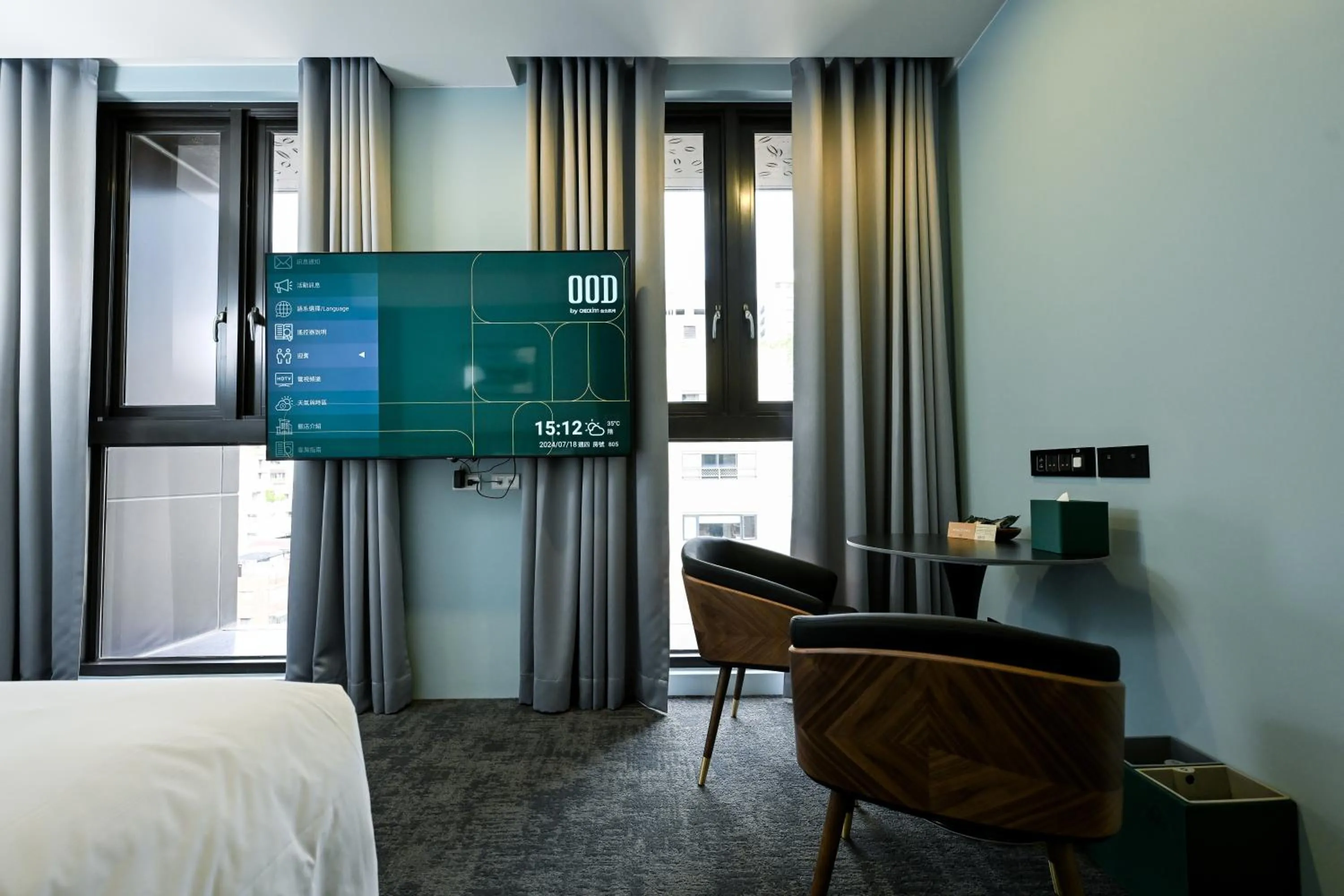 Bed in OOD Hotel Taipei HangZhou