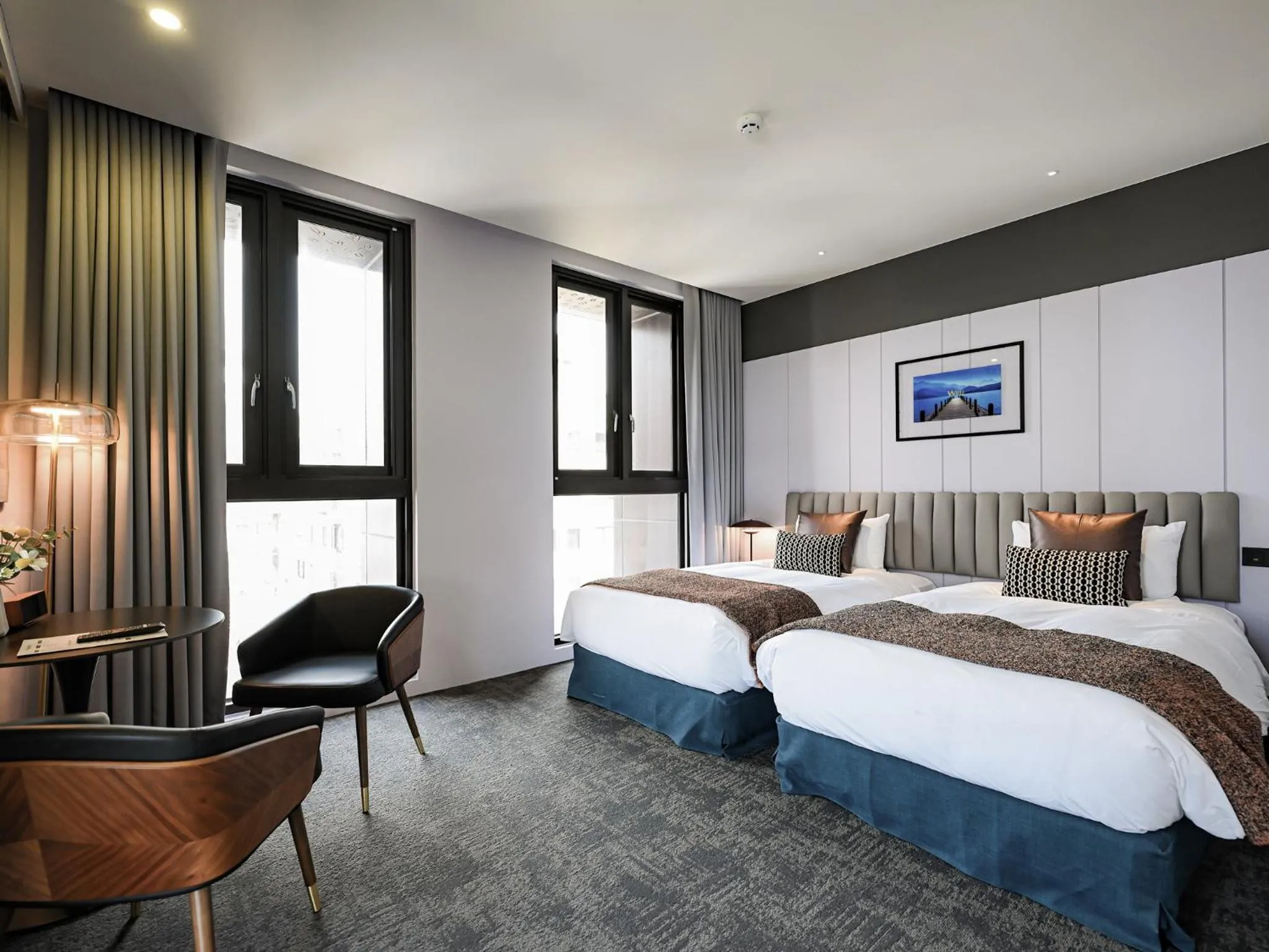 Bed in OOD Hotel Taipei HangZhou