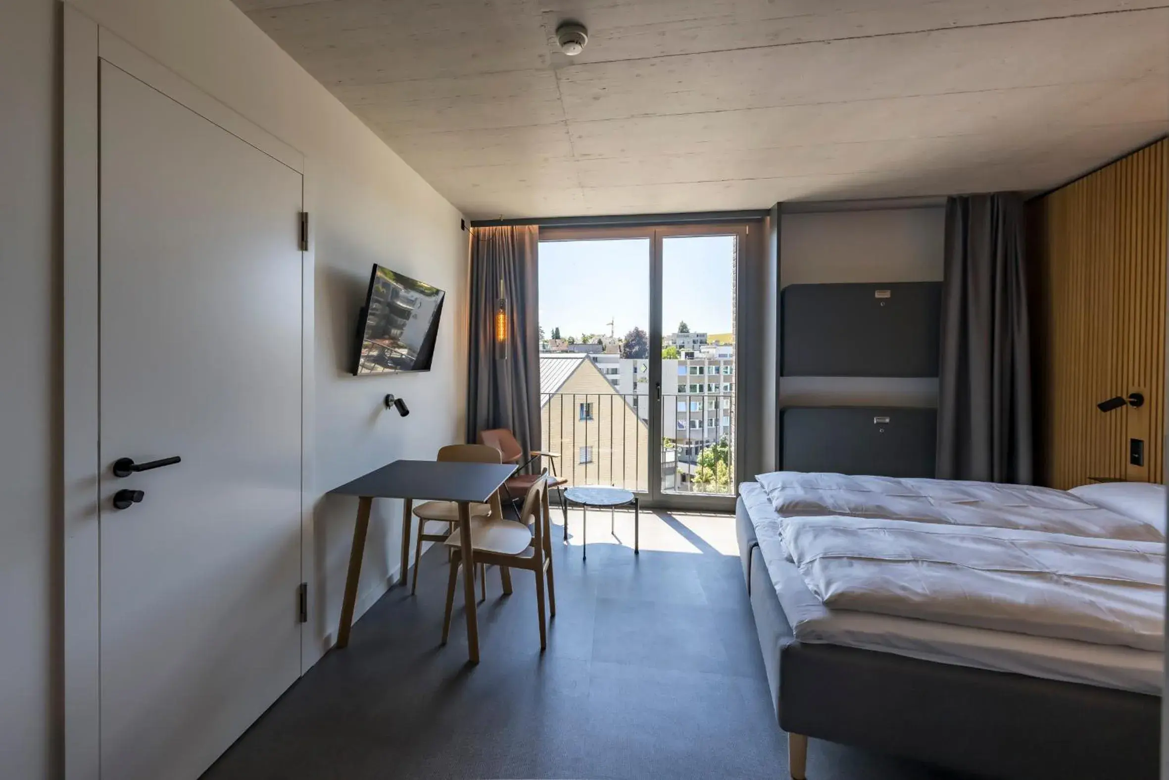 Bedroom, Bed in Zleep Hotel Zürich-Kloten Bedroom, Bed in Zleep Hotel Zürich-Kloten