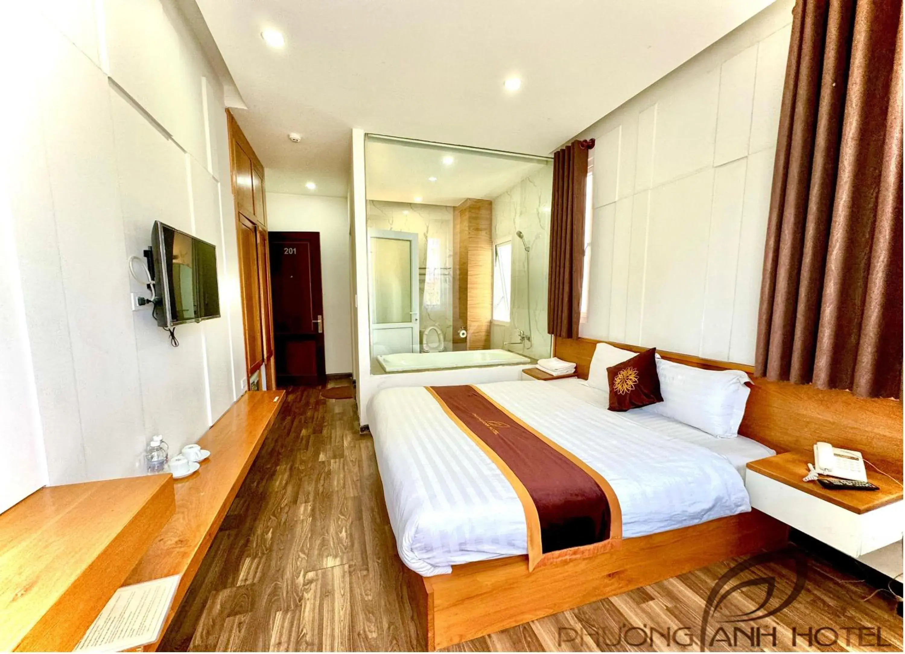 Bed in Phương Anh Valley Hotel Bed in Phương Anh Valley Hotel