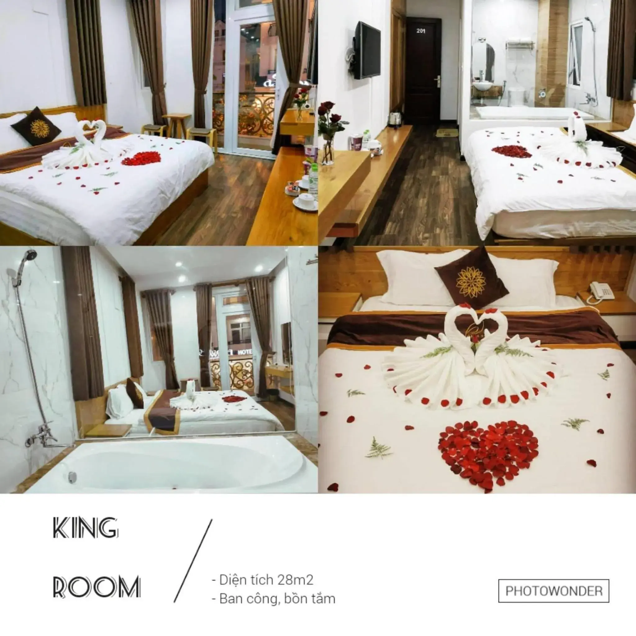 Shower, Bed in Phương Anh Valley Hotel Shower, Bed in Phương Anh Valley Hotel