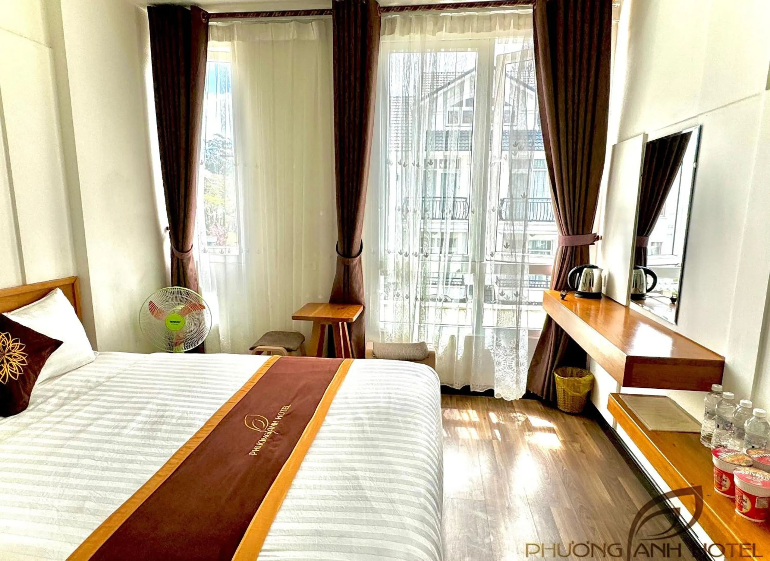 Bed in Phương Anh Valley Hotel