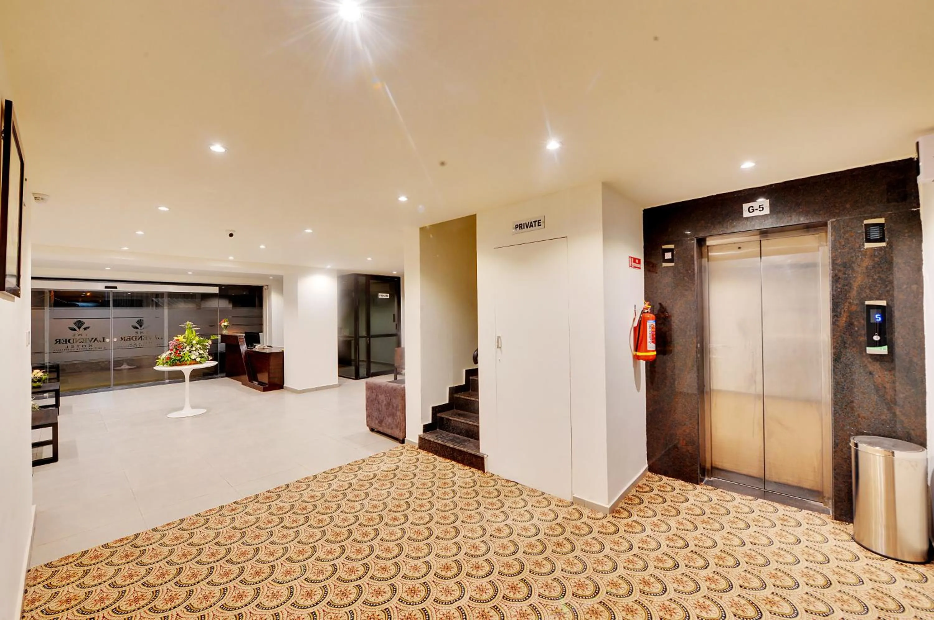 Lobby or reception in The Lavender Hotel