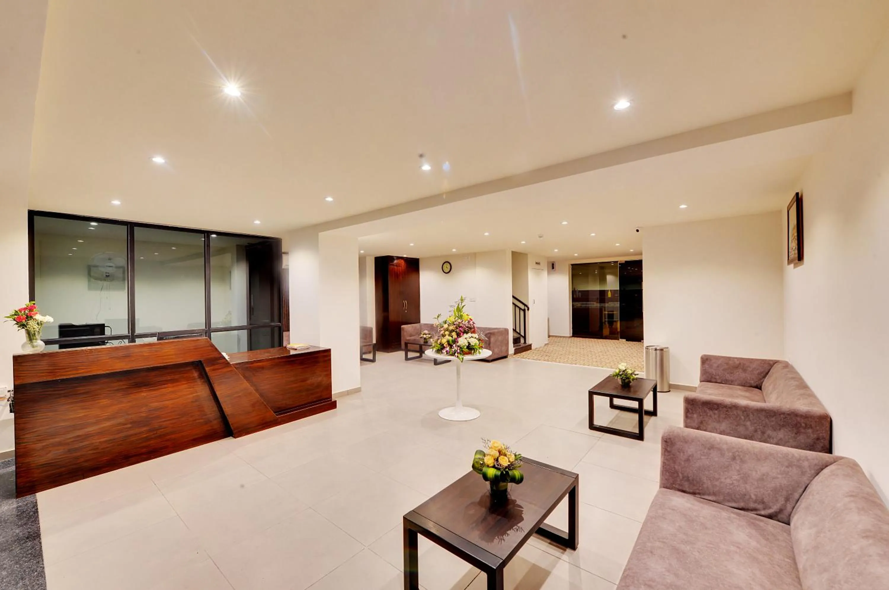 Lobby or reception in The Lavender Hotel