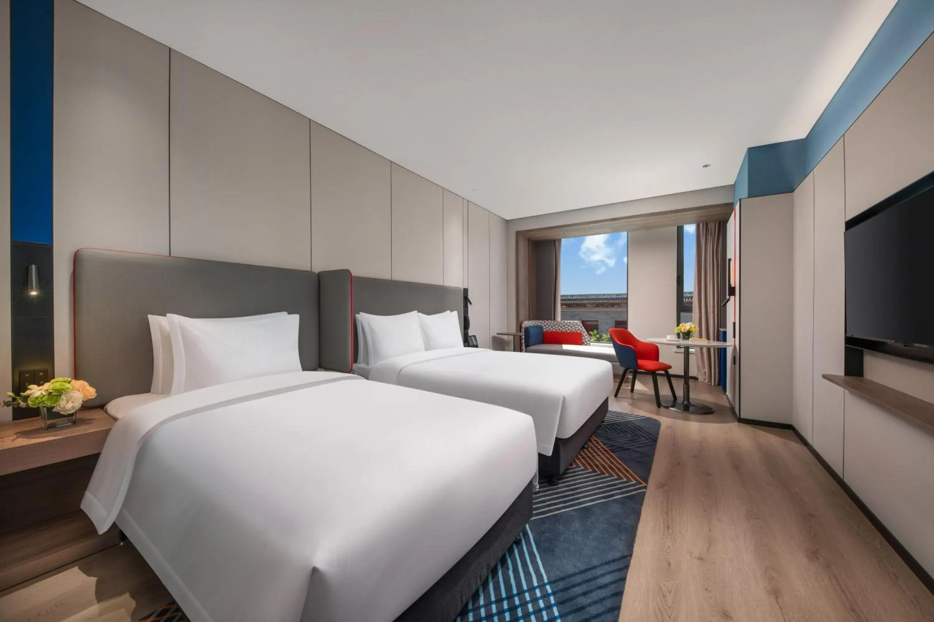 1 Queen and 1 Single Standard in Holiday Inn Express Beijing Zhongguancun Tech Park by IHG 1 Queen and 1 Single Standard in Holiday Inn Express Beijing Zhongguancun Tech Park by IHG