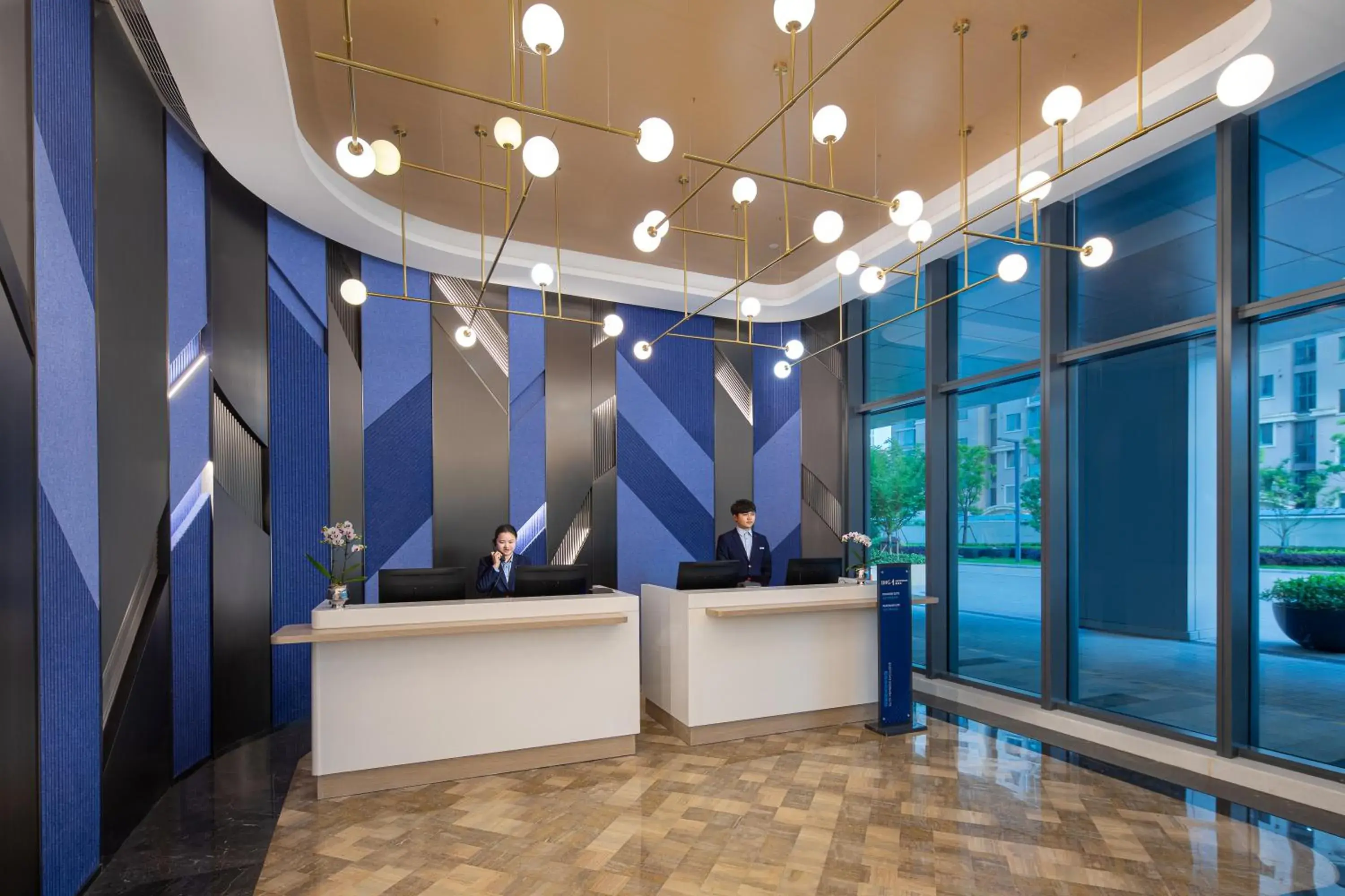 Lobby or reception in Holiday Inn Express Changfeng Park Lobby or reception in Holiday Inn Express Changfeng Park