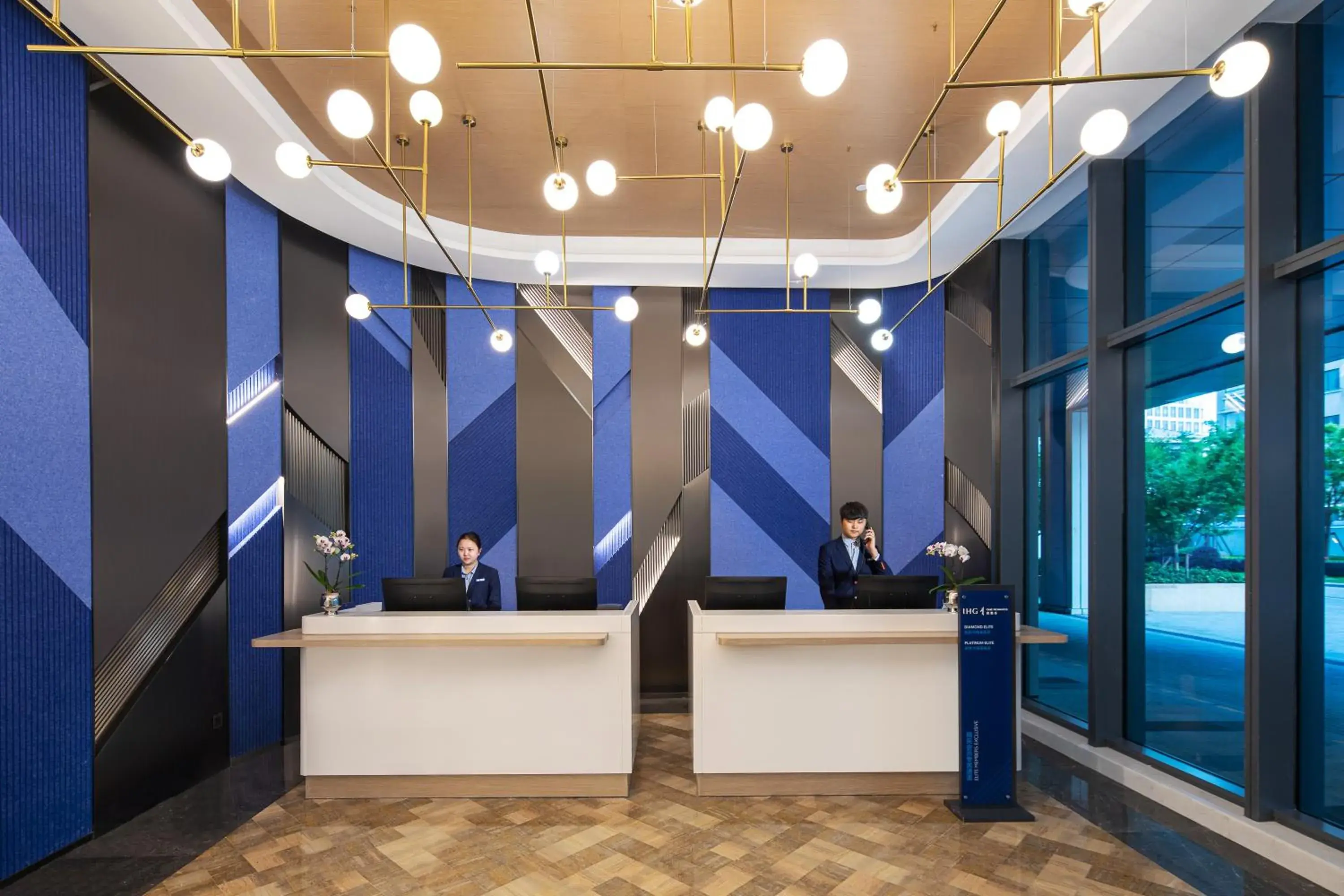 Lobby or reception in Holiday Inn Express Changfeng Park Lobby or reception in Holiday Inn Express Changfeng Park