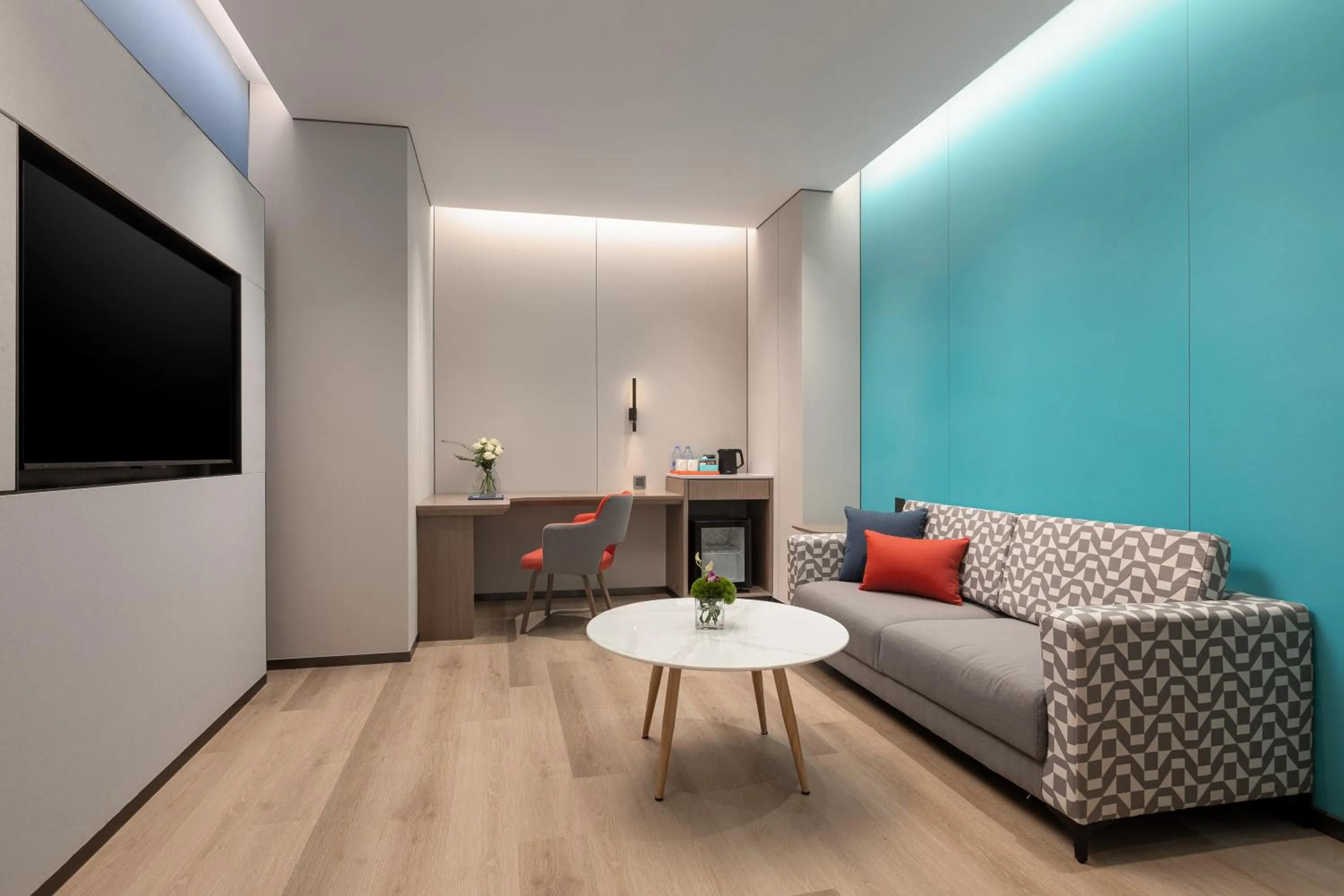 Living room in Holiday Inn Express Changfeng Park