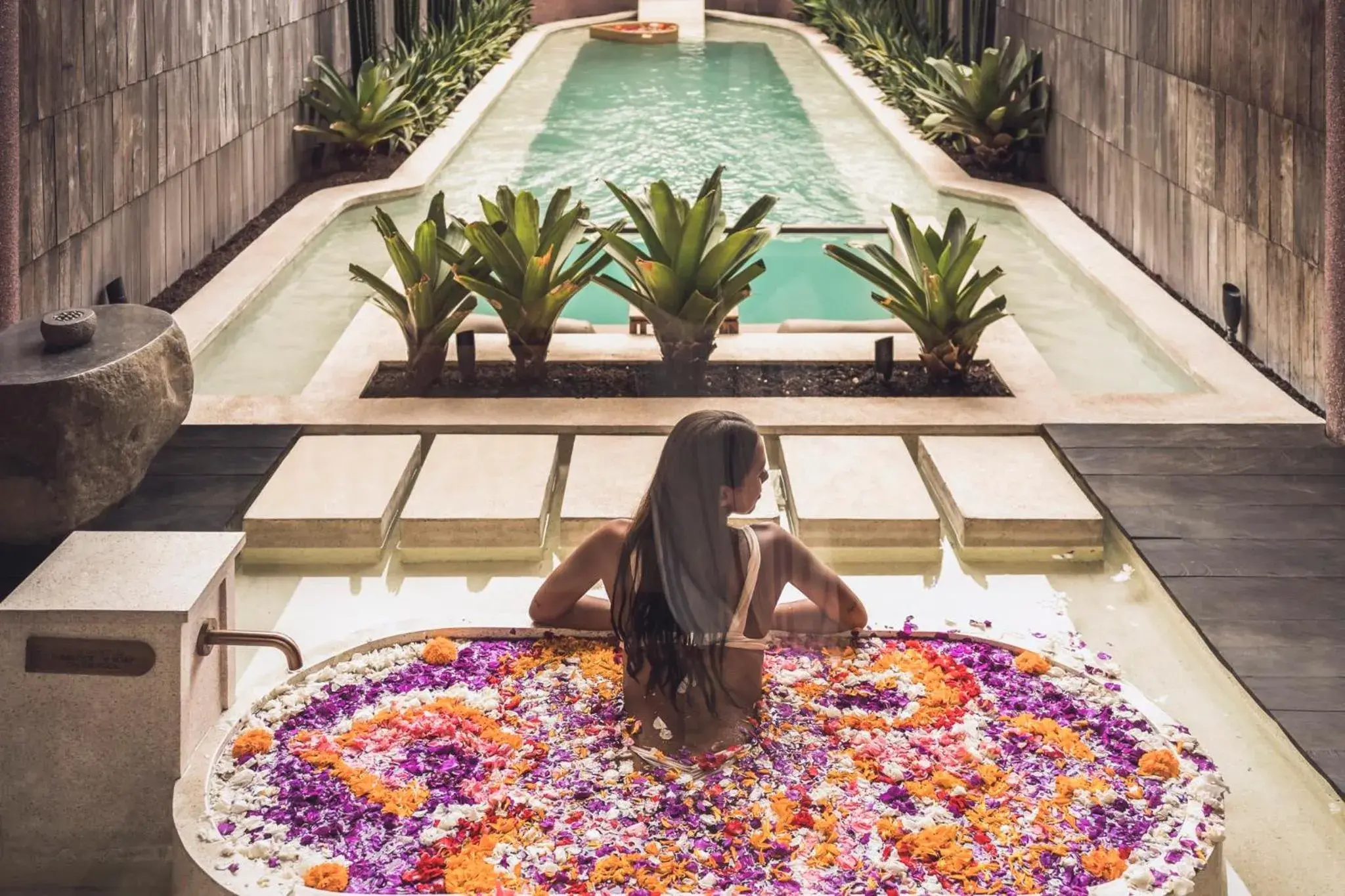 Pool view in Seascape Resort & Spa Sanur by Ini Vie Hospitality Pool view in Seascape Resort & Spa Sanur by Ini Vie Hospitality