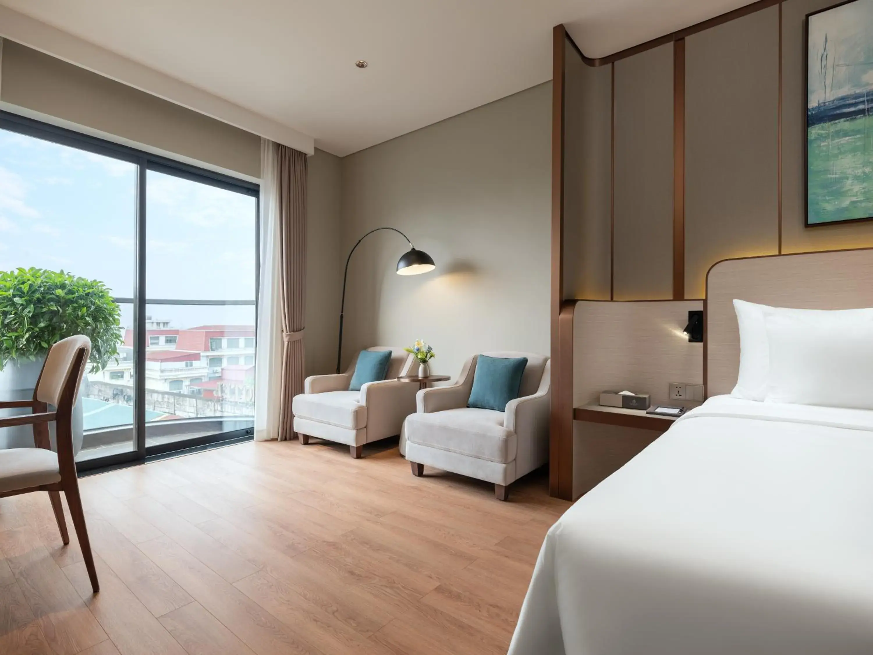 View (from property/room), Bed in CLASSYC Hotel View (from property/room), Bed in CLASSYC Hotel