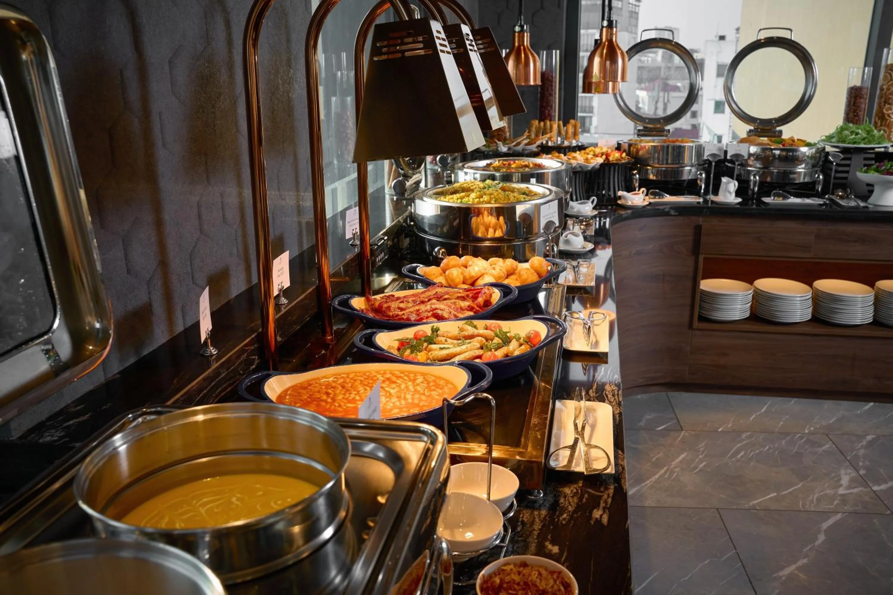 Food close-up in CLASSYC Hotel