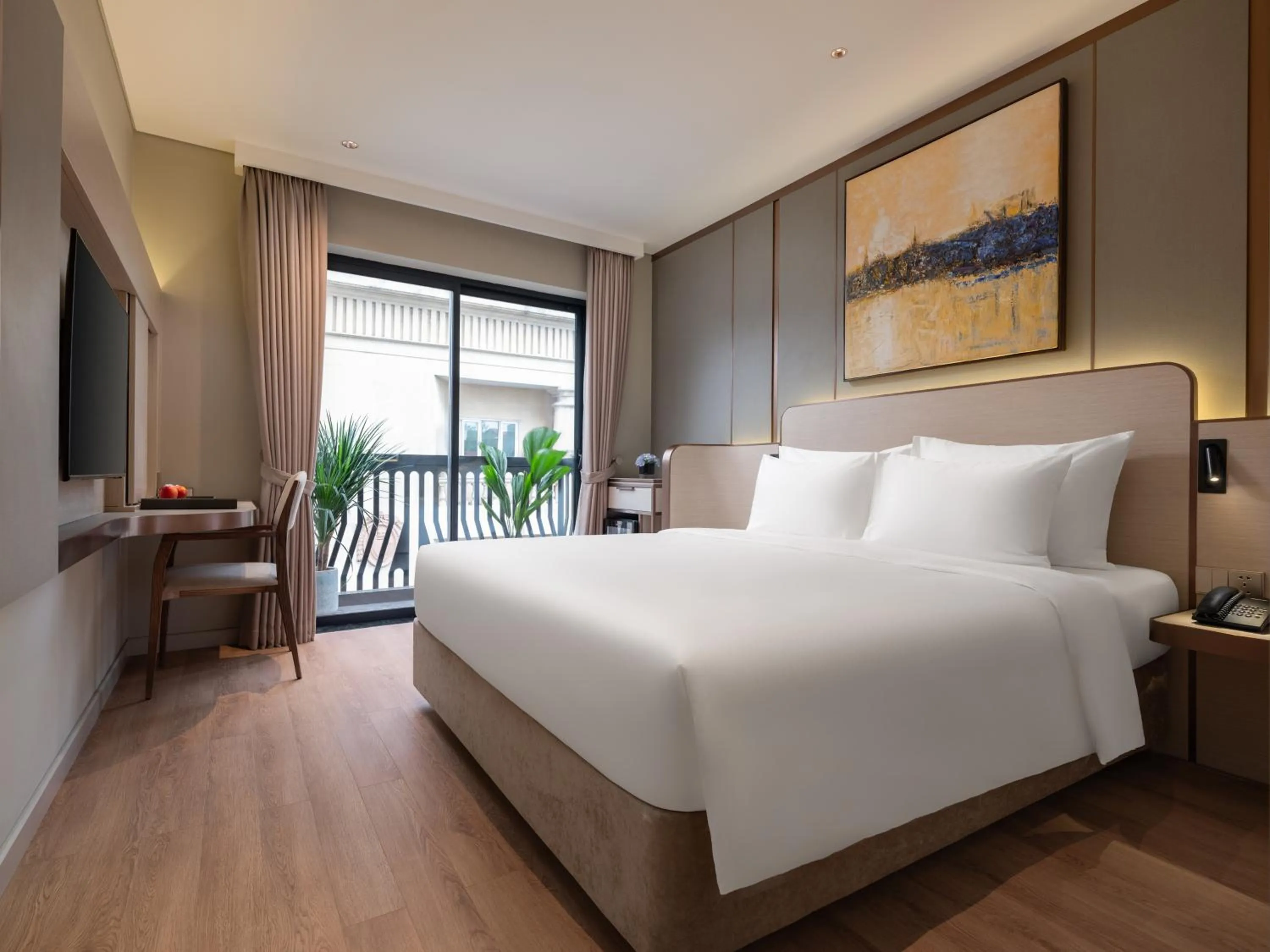 Photo of the whole room, Bed in CLASSYC Hotel