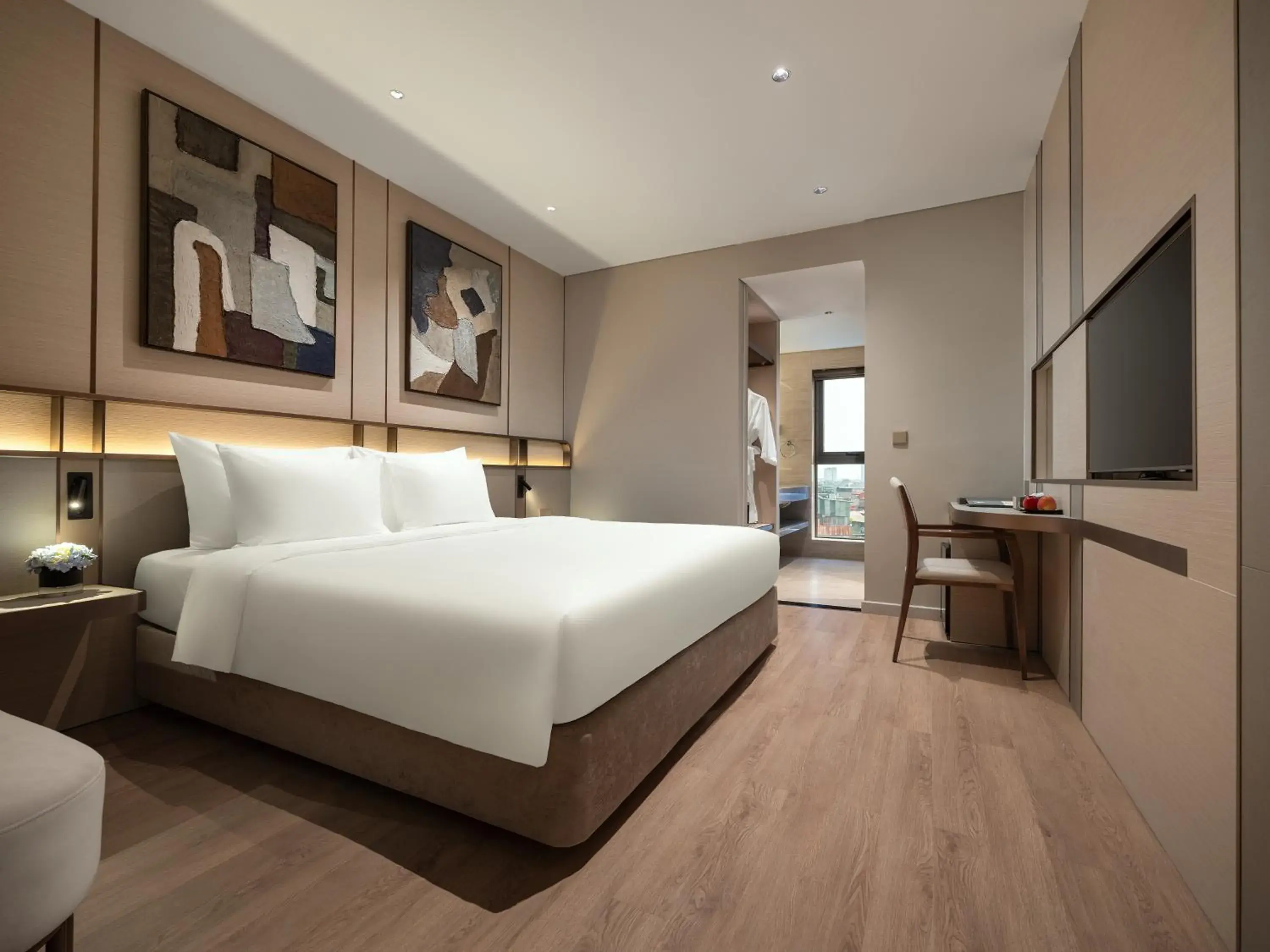 View (from property/room), Bed in CLASSYC Hotel View (from property/room), Bed in CLASSYC Hotel