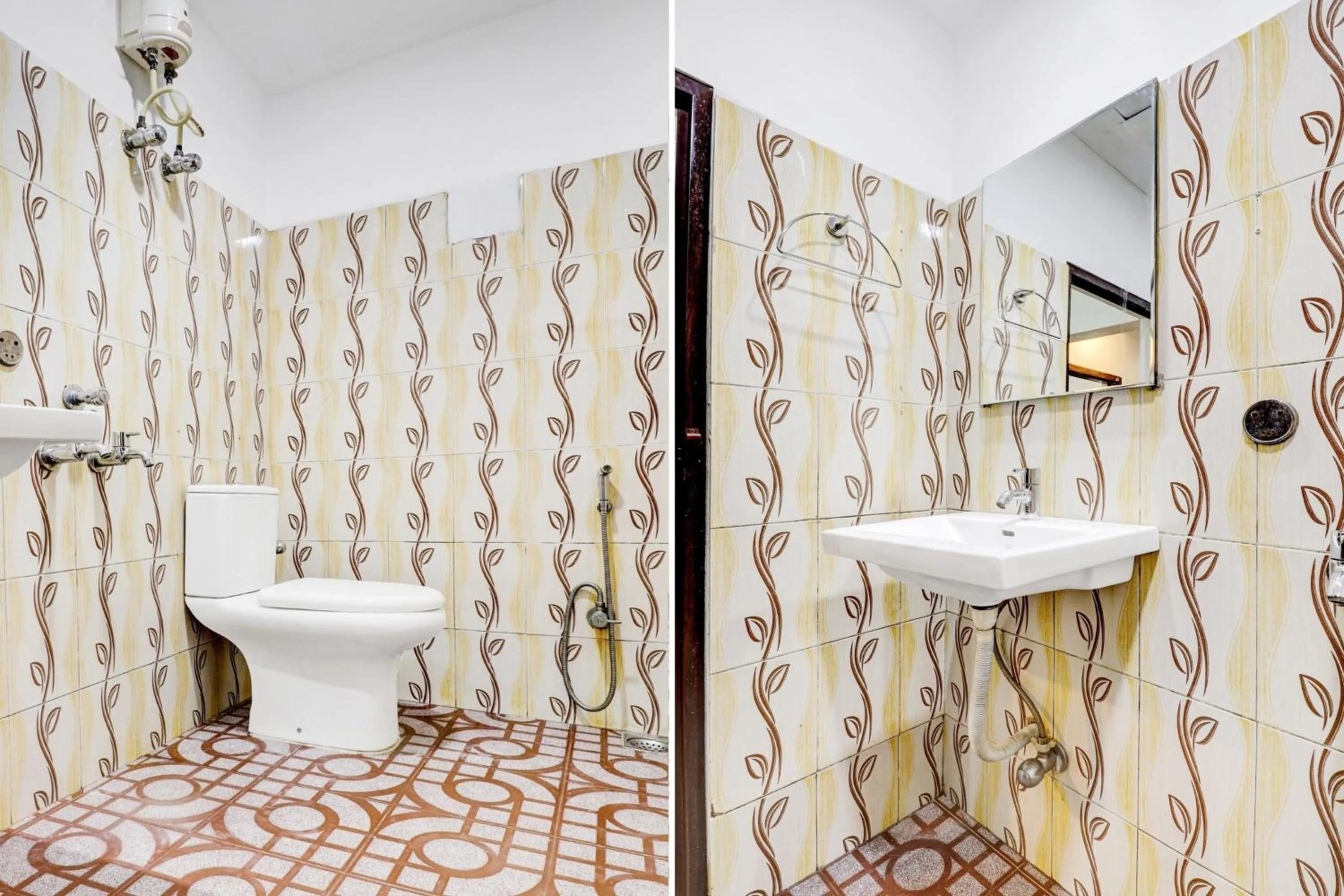 Bathroom in Super Hotel O Kazhakoottam Near AL SAJ Convention Centre