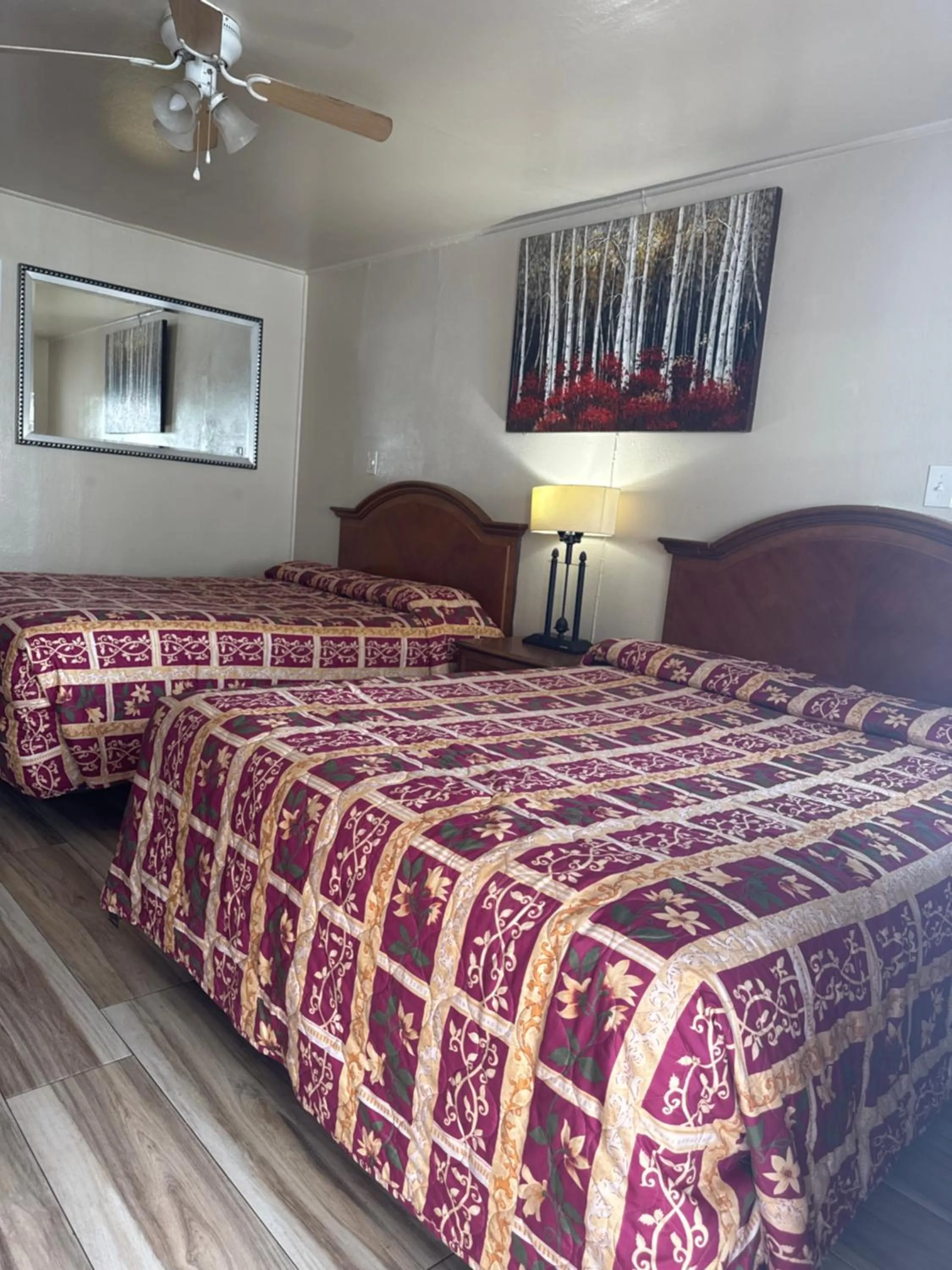Bed in Jerry's Motel