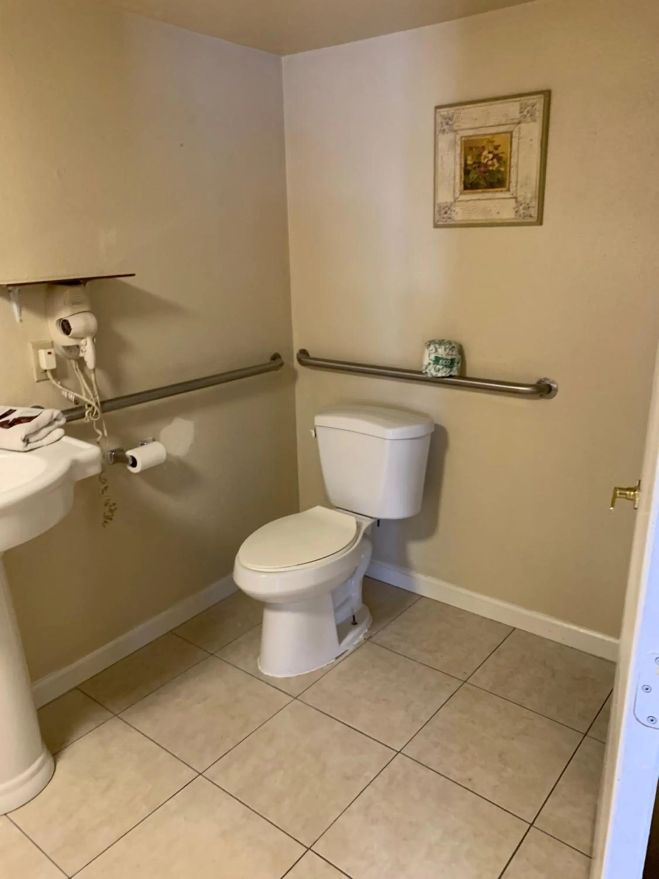 Toilet in Jerry's Motel