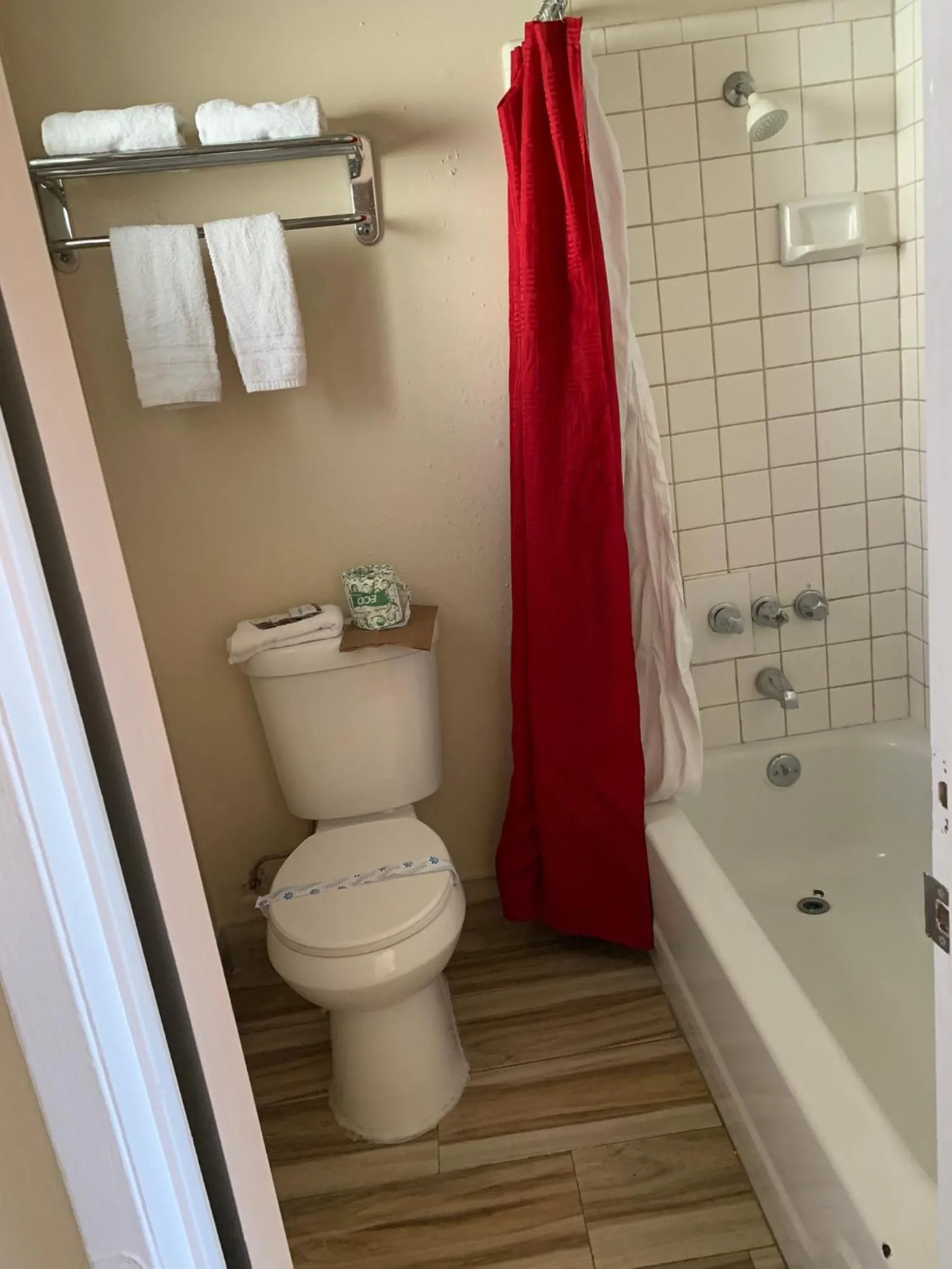 Toilet in Jerry's Motel