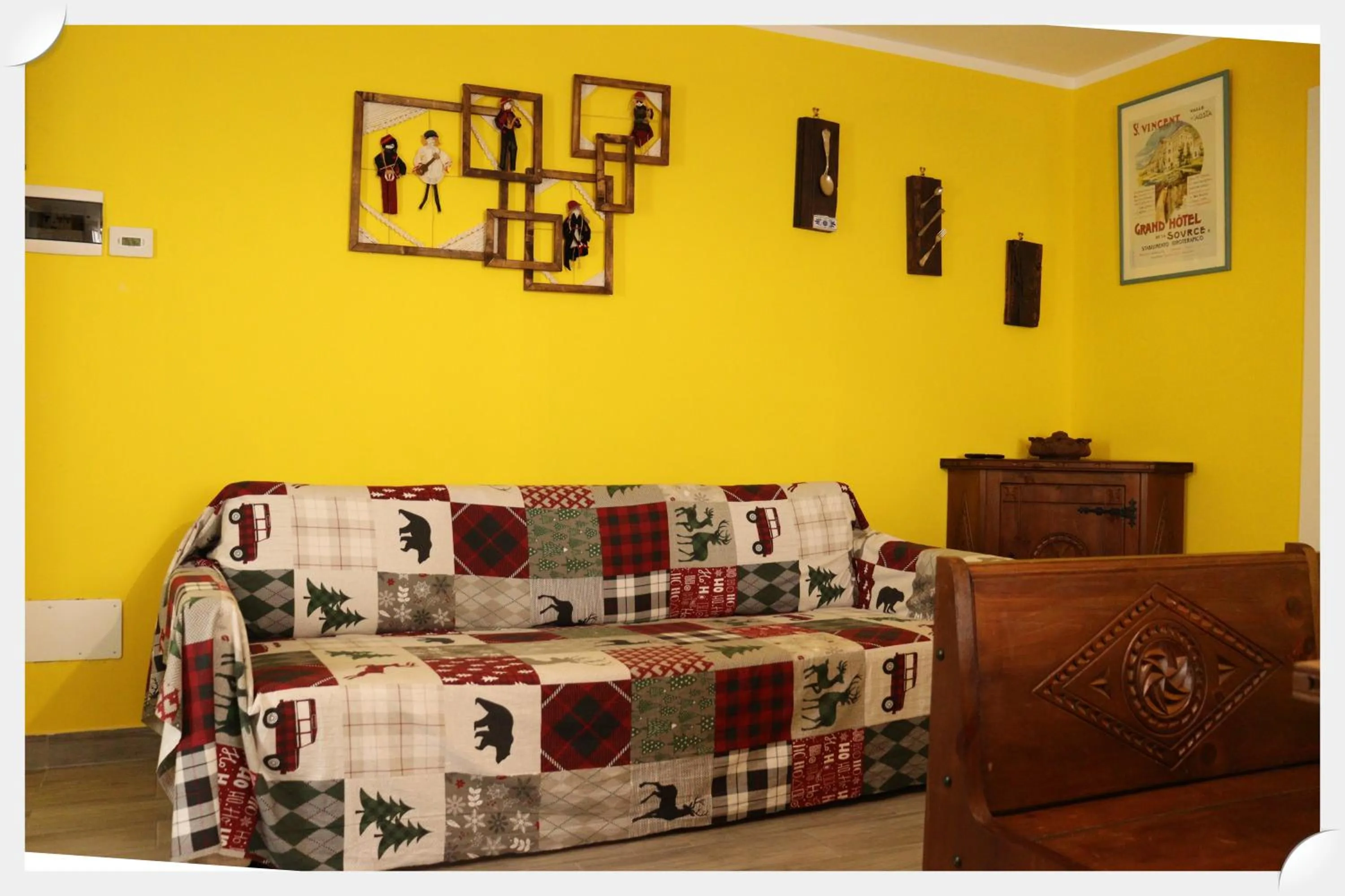 Living room, Bed in Lo barbaboc