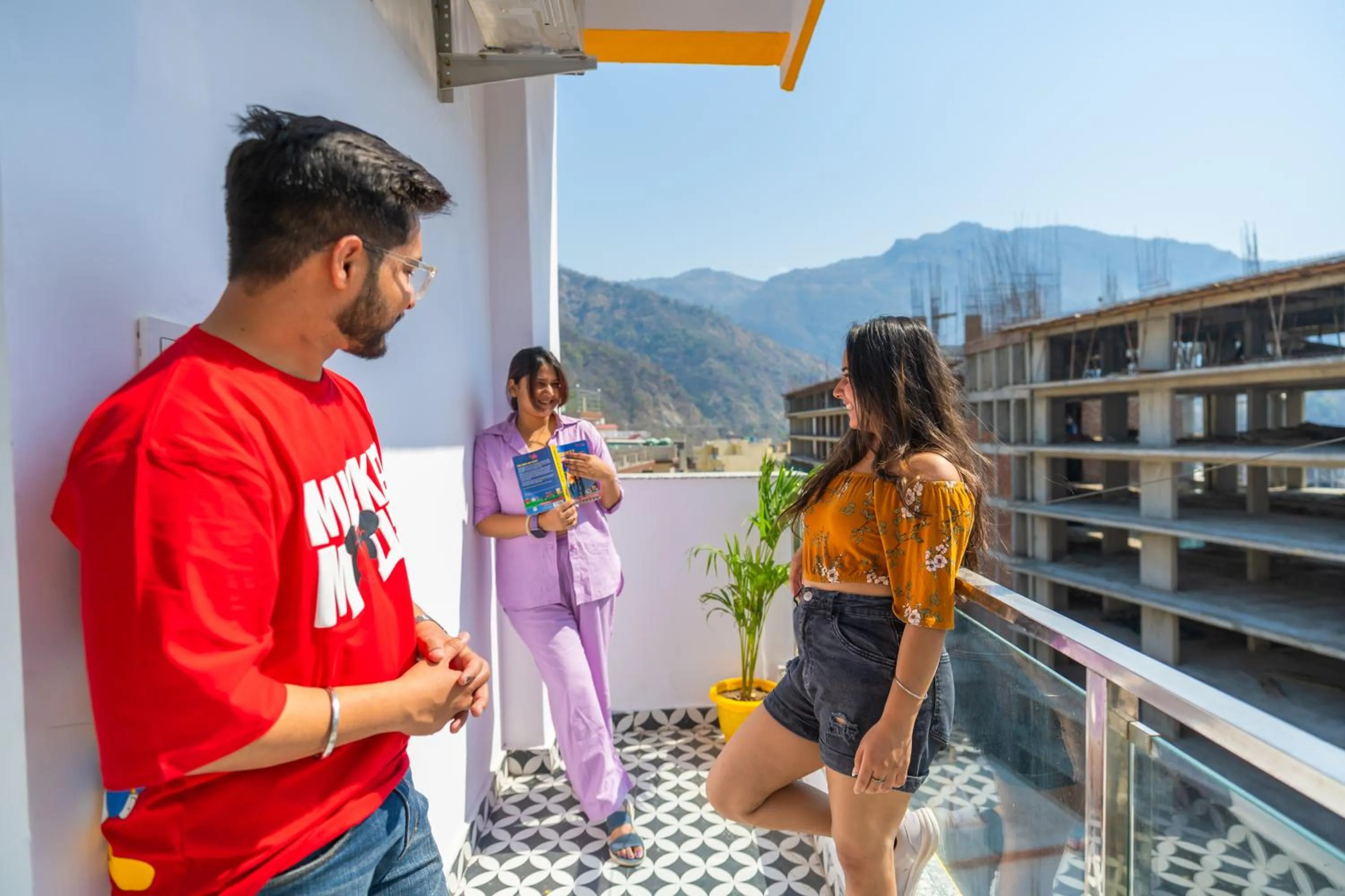 Balcony/Terrace in The Social Stays Rishikesh