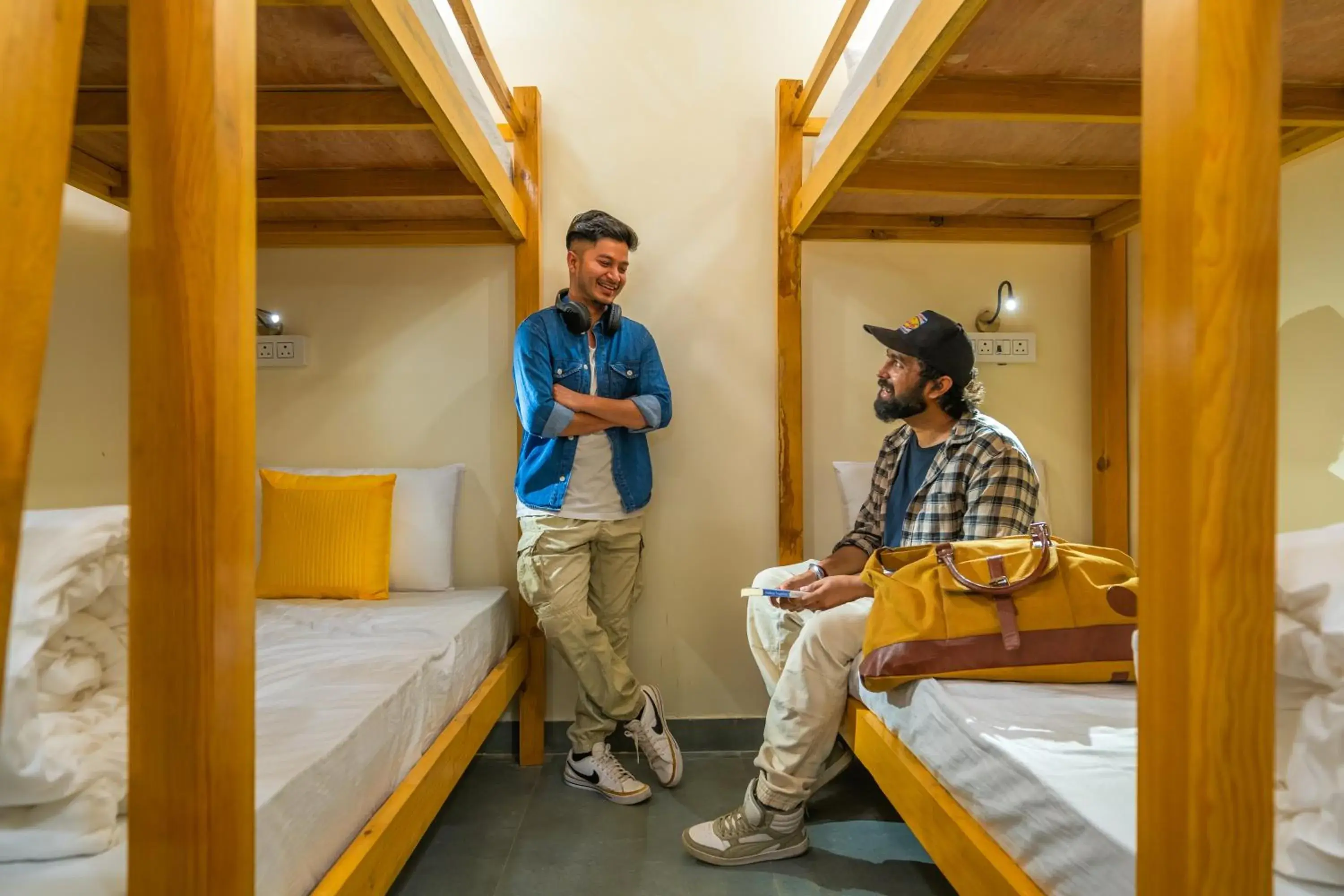 Bed in The Social Stays Rishikesh Bed in The Social Stays Rishikesh