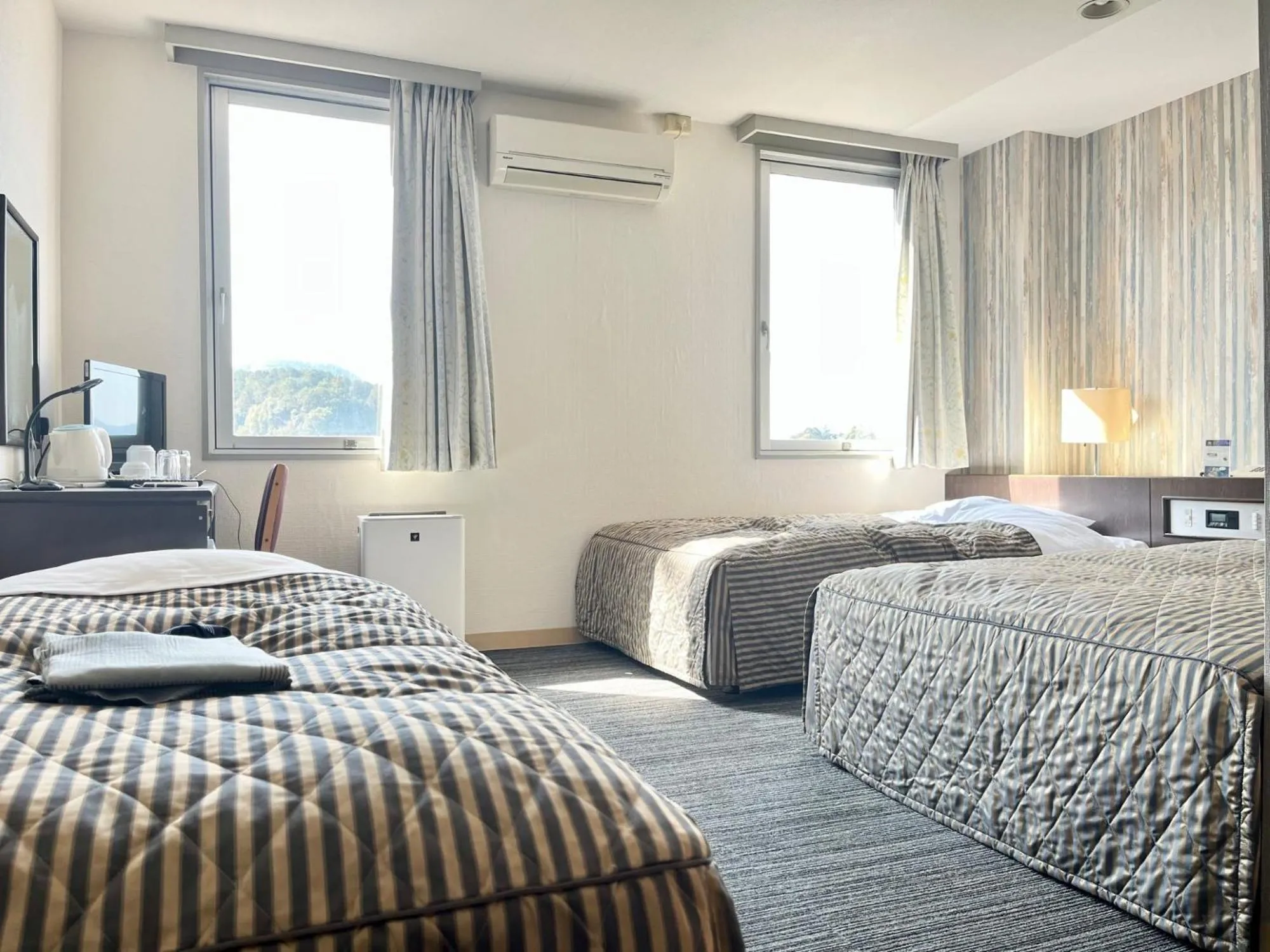 Photo of the whole room, Bed in Nakamura Daiichi Hotel