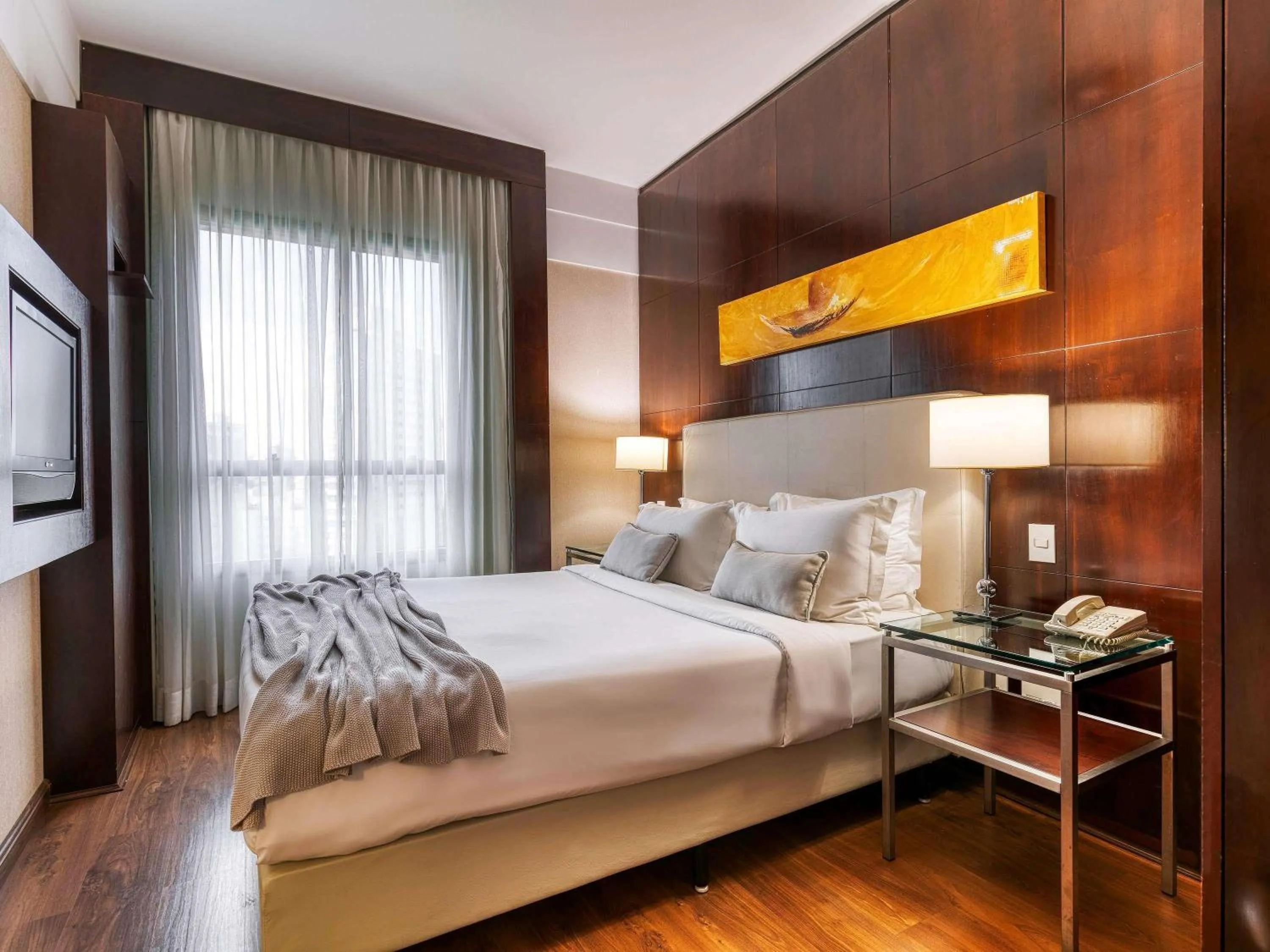 Bedroom, Bed in Mercure Belo Horizonte Lourdes