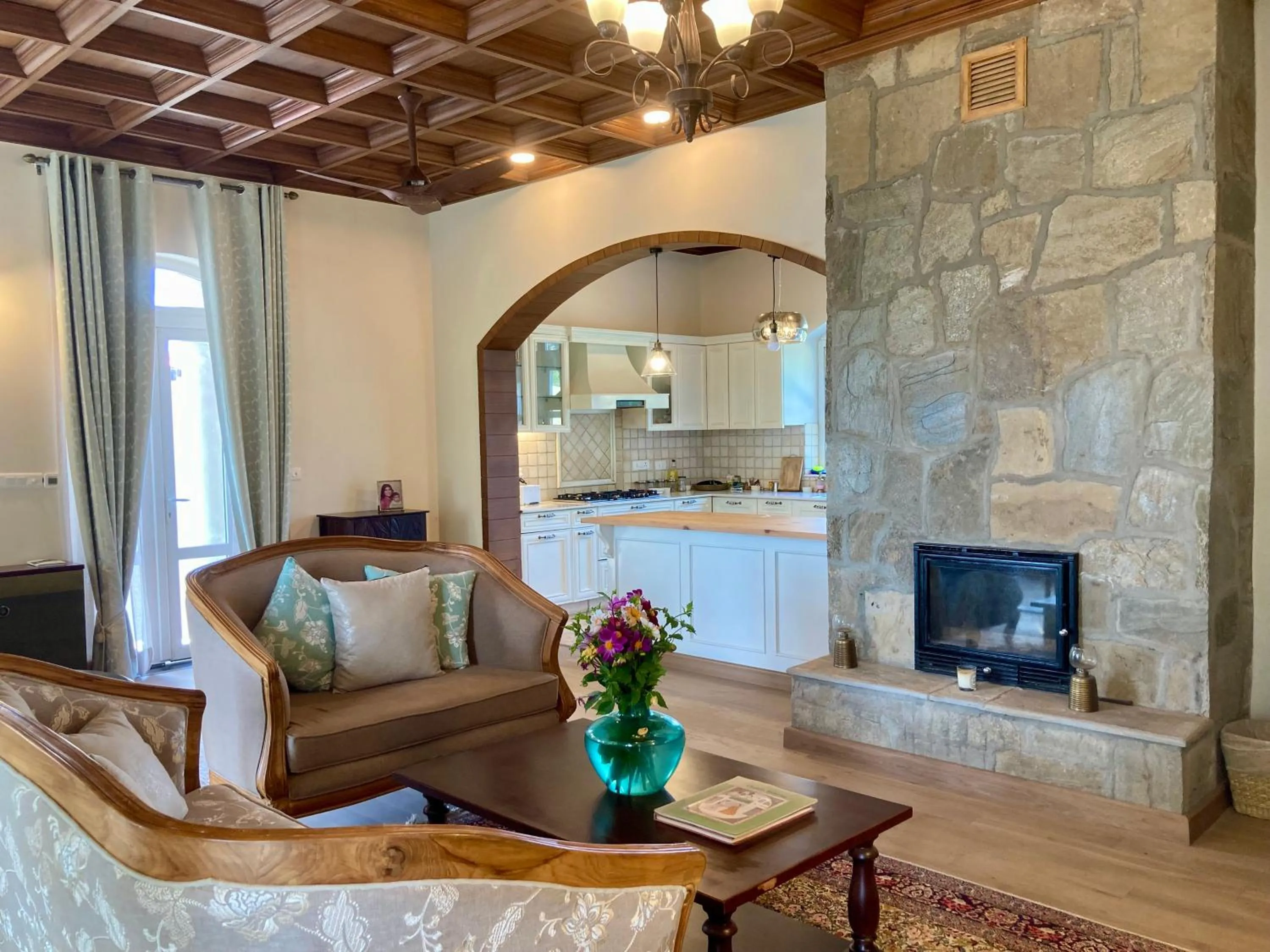 Living room in The Magnolia Lodge