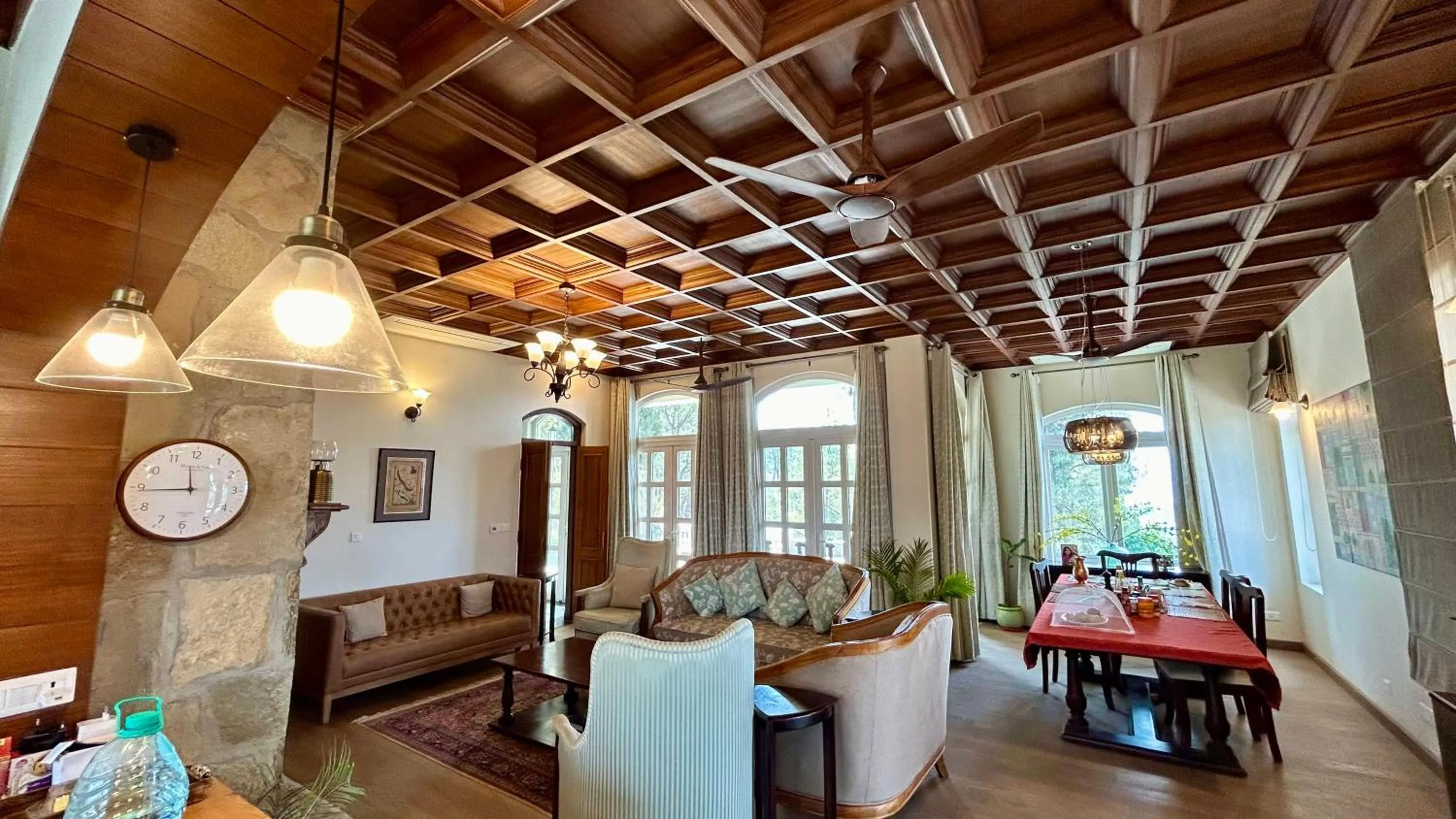 Living room in The Magnolia Lodge