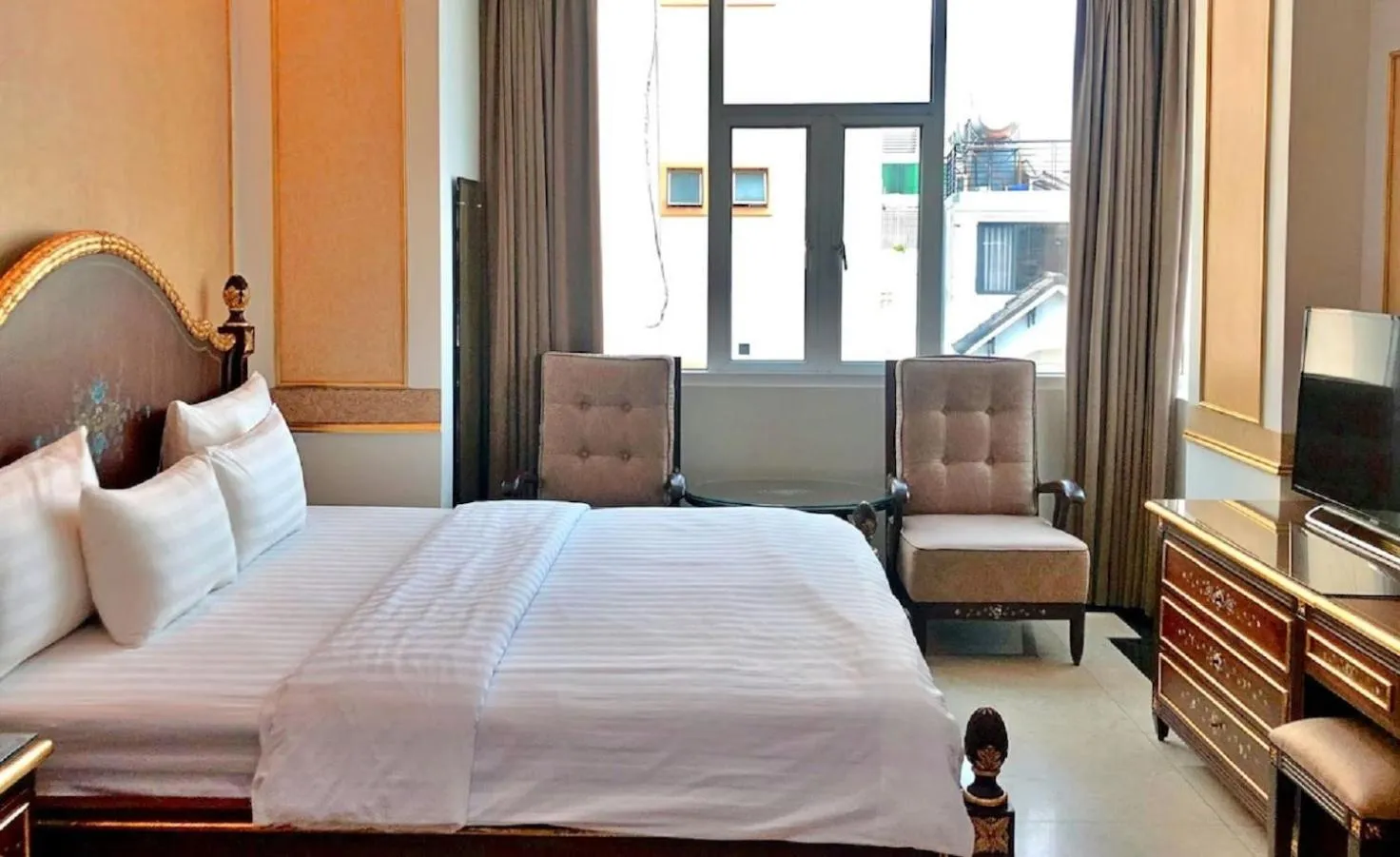 Living room, Bed in Nicecy Hotel - Apartment Sai Gon City