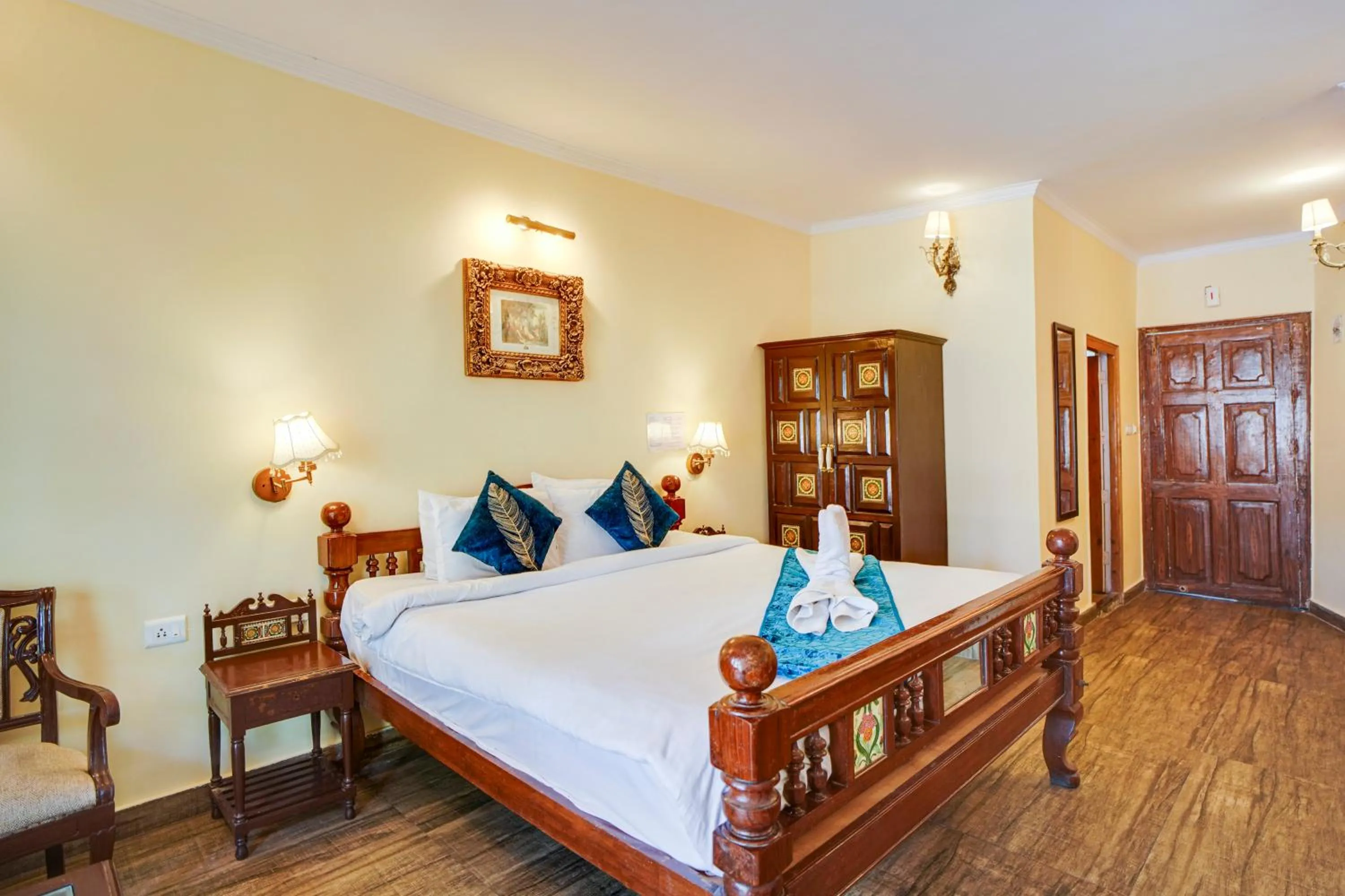 Bed in Shimla British Resort