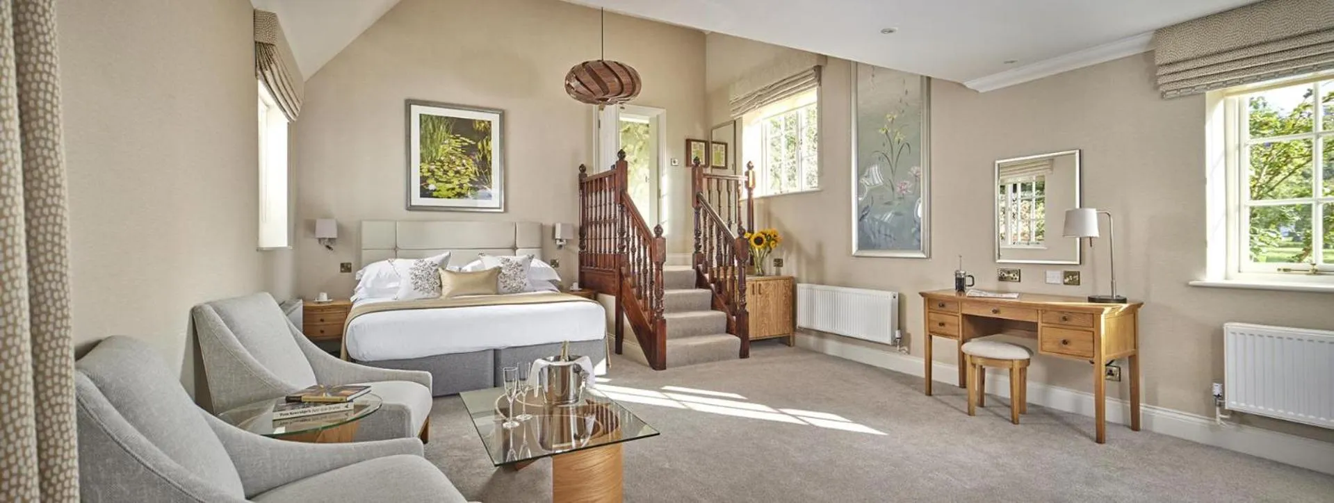 Bedroom in Tylney Hall Hotel