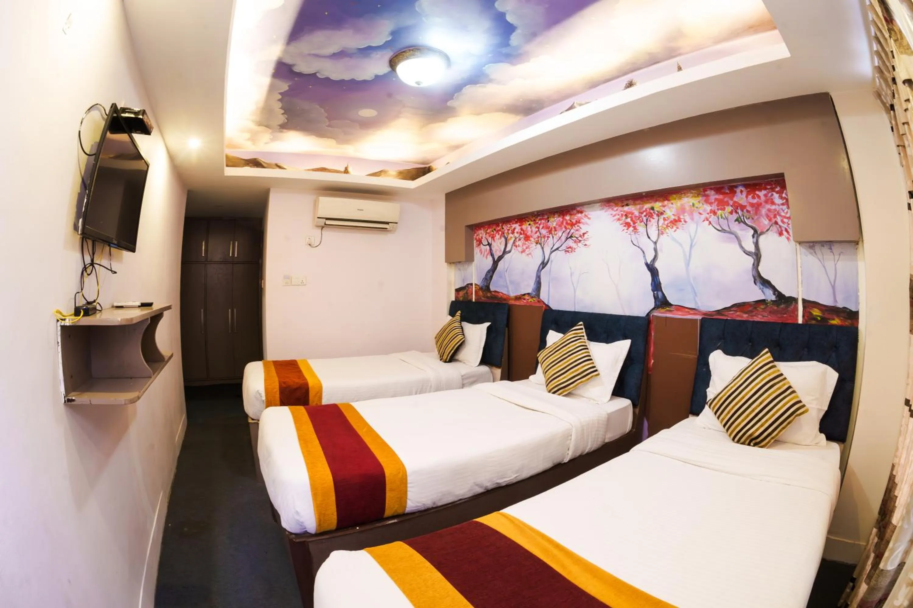 Photo of the whole room, Bed in Hotel Kathmandu square