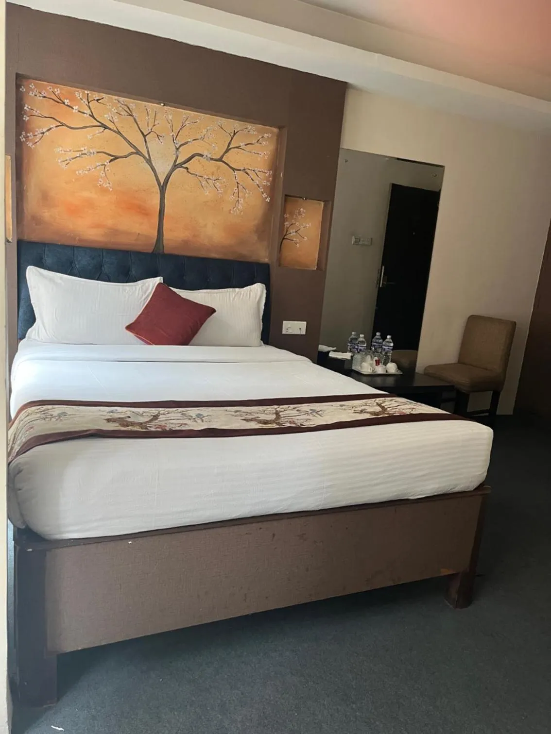 Bed in Hotel Kathmandu square