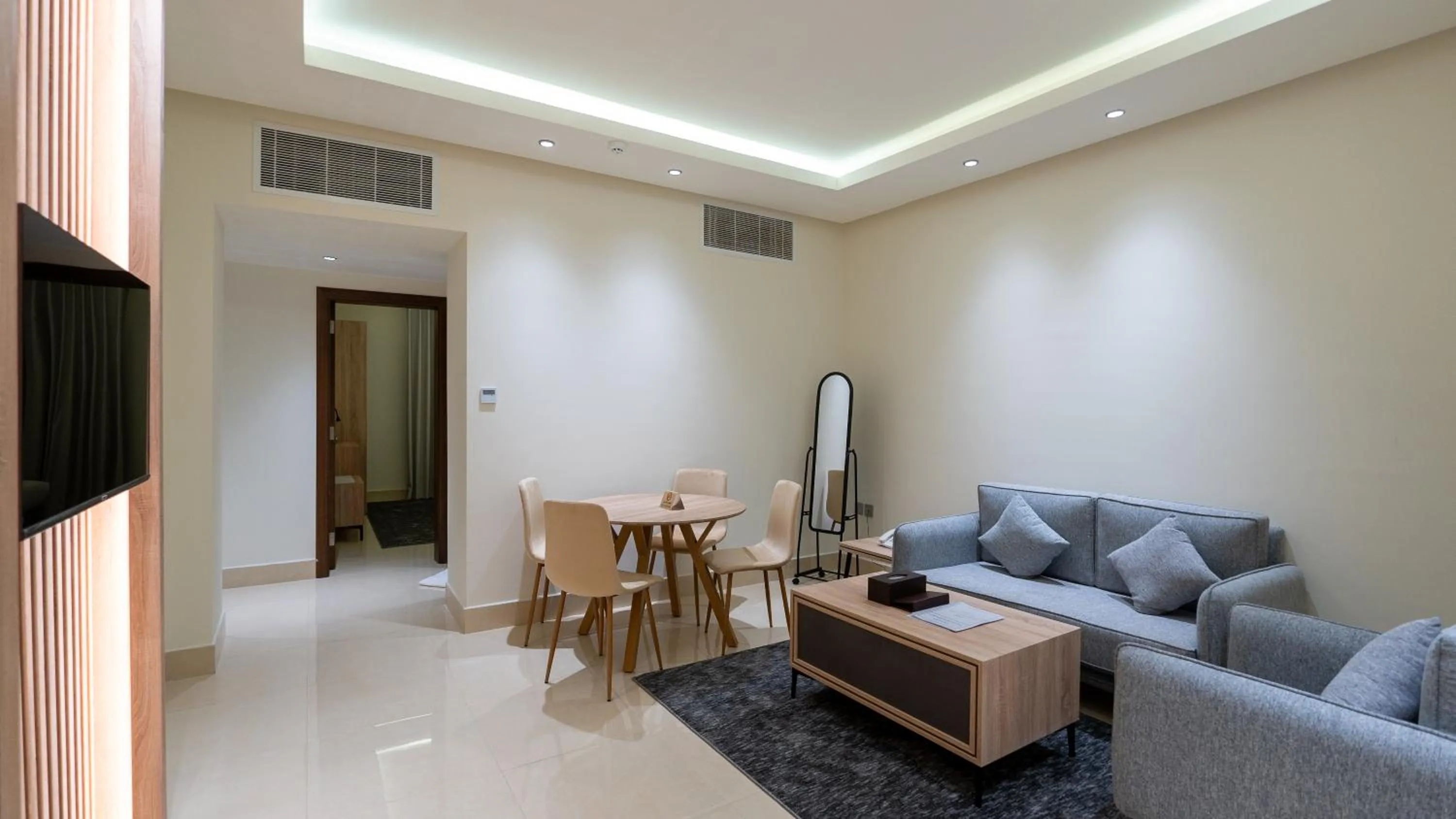 TV and multimedia in Maskan Alolya Serviced Apartment