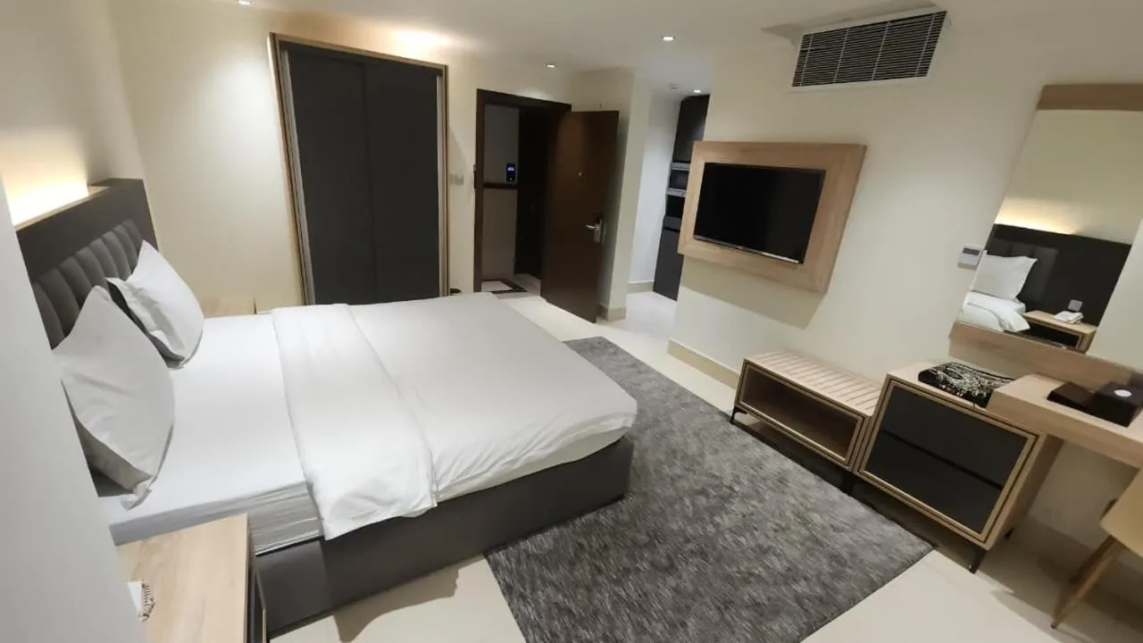 Bed in Maskan Alolya Serviced Apartment