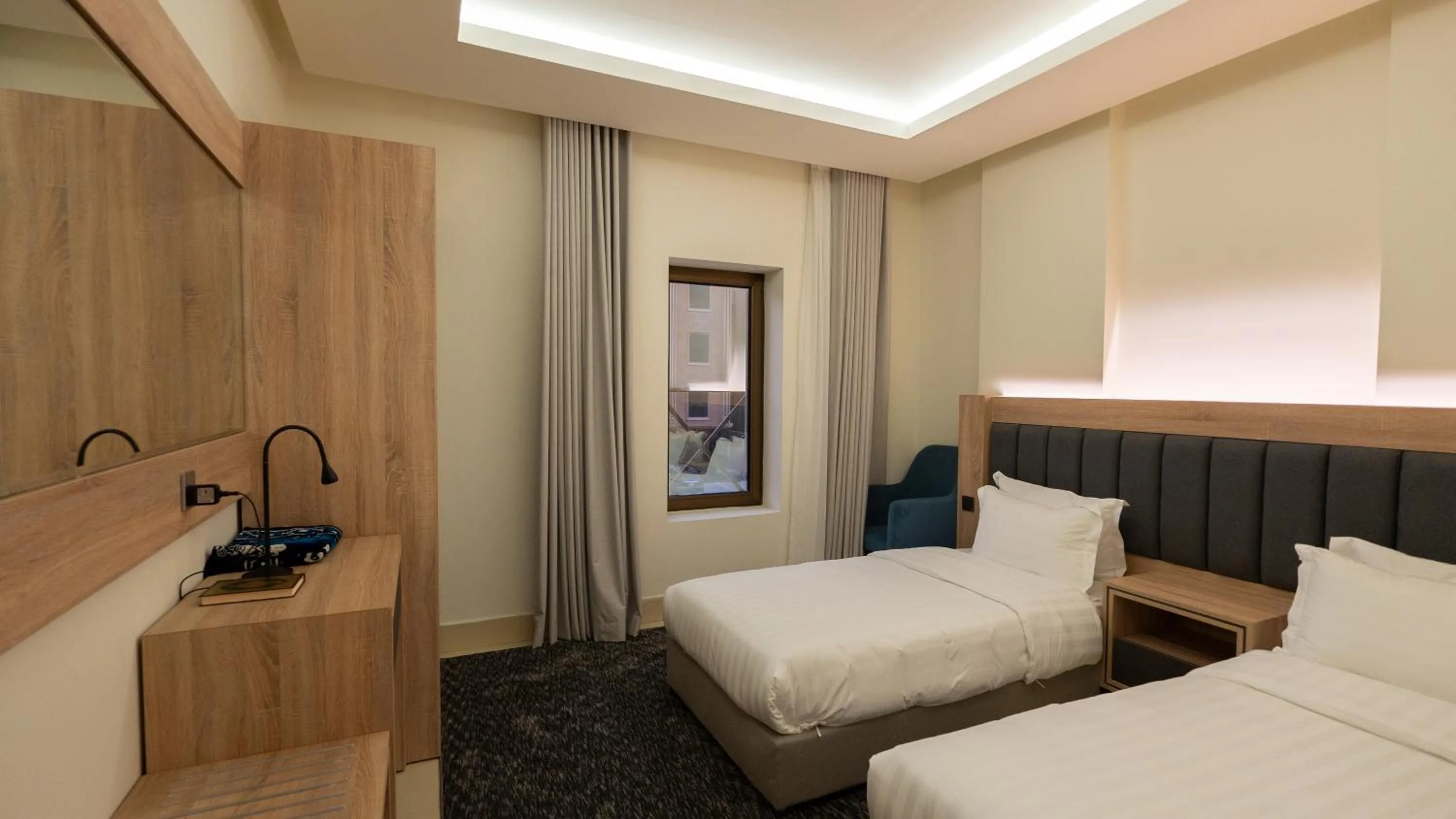 Bedroom, Bed in Maskan Alolya Serviced Apartment