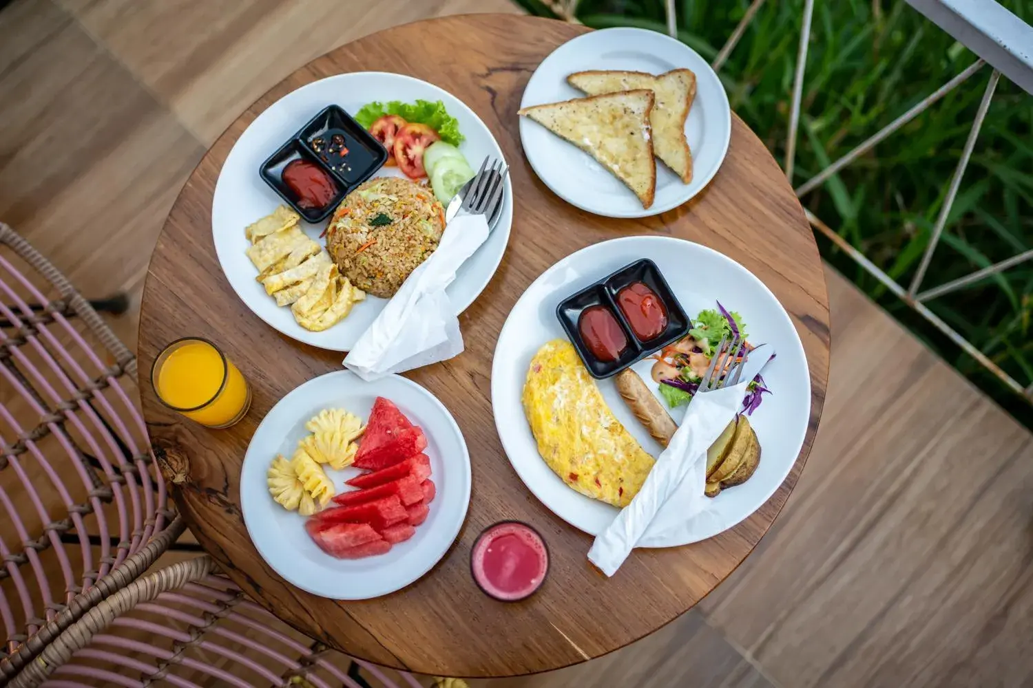 Breakfast in The Dewi Bedugul Breakfast in The Dewi Bedugul