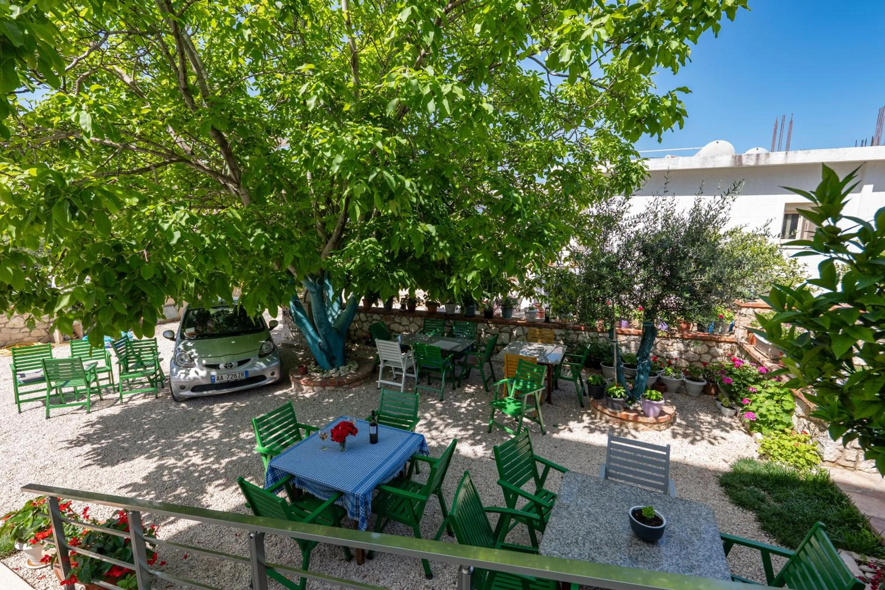 Patio in Golden Hotel